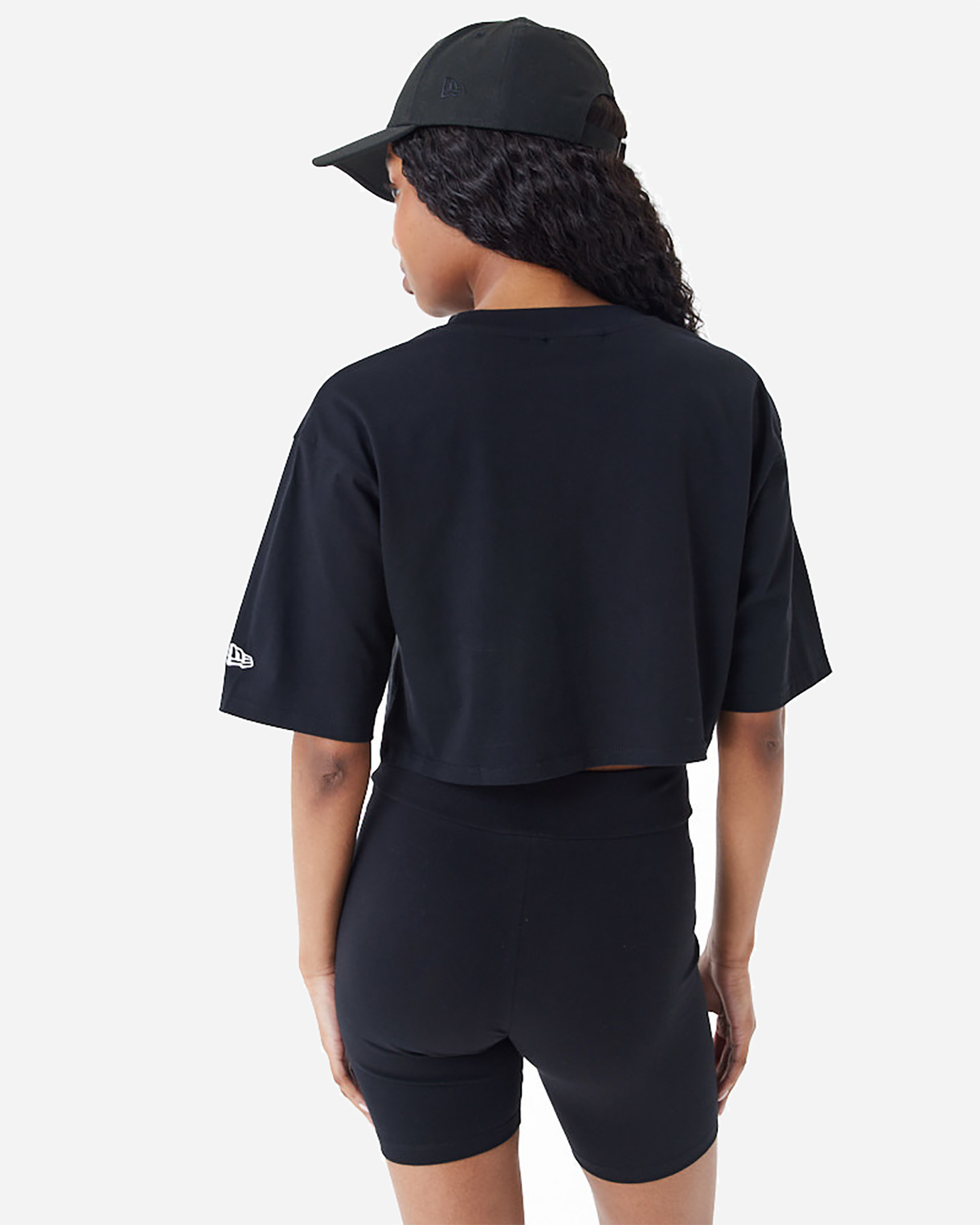 T-shirt NEW ERA CROP NEW YORK YANKEES W - Nero - 4 | Cisalfa Sport