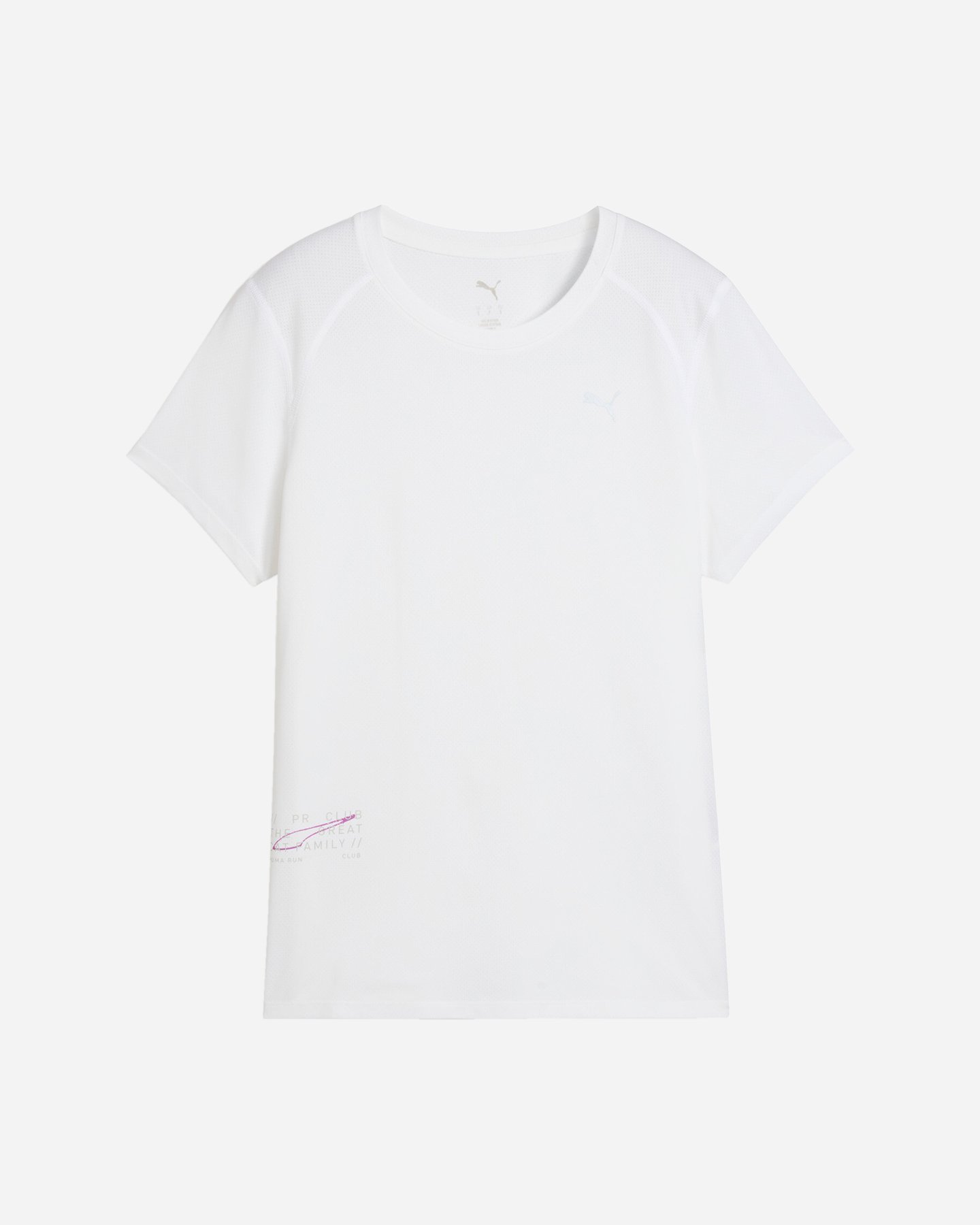 T-shirt running PUMA RUN GRAPHIC MESH W - Bianco - 0 | Cisalfa Sport
