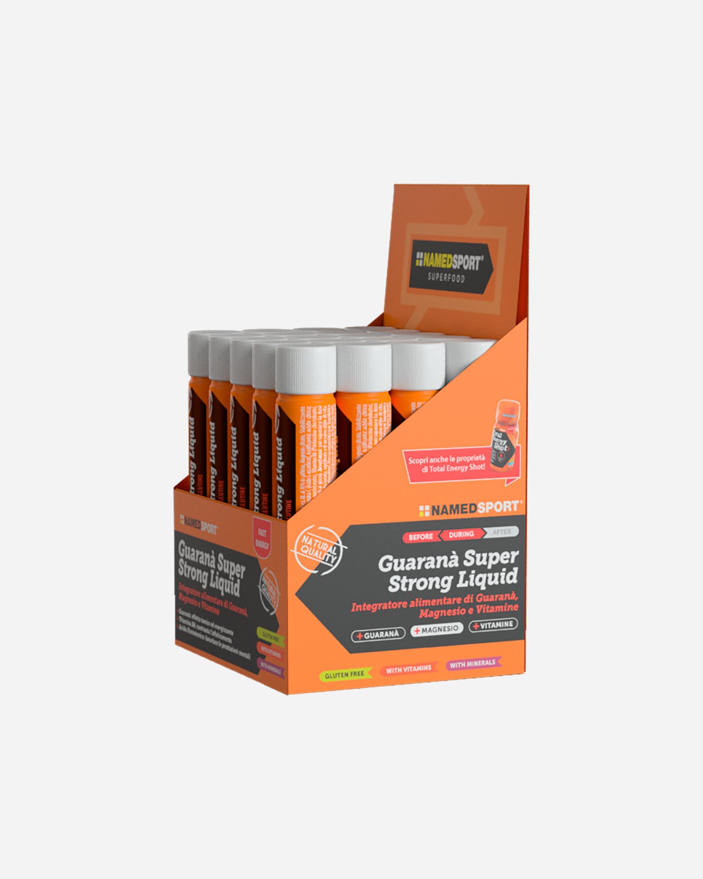 Energetico NAMED SPORT GUARANA' SUPER STRONG LIQUID  - Color mix - 3 | Cisalfa Sport