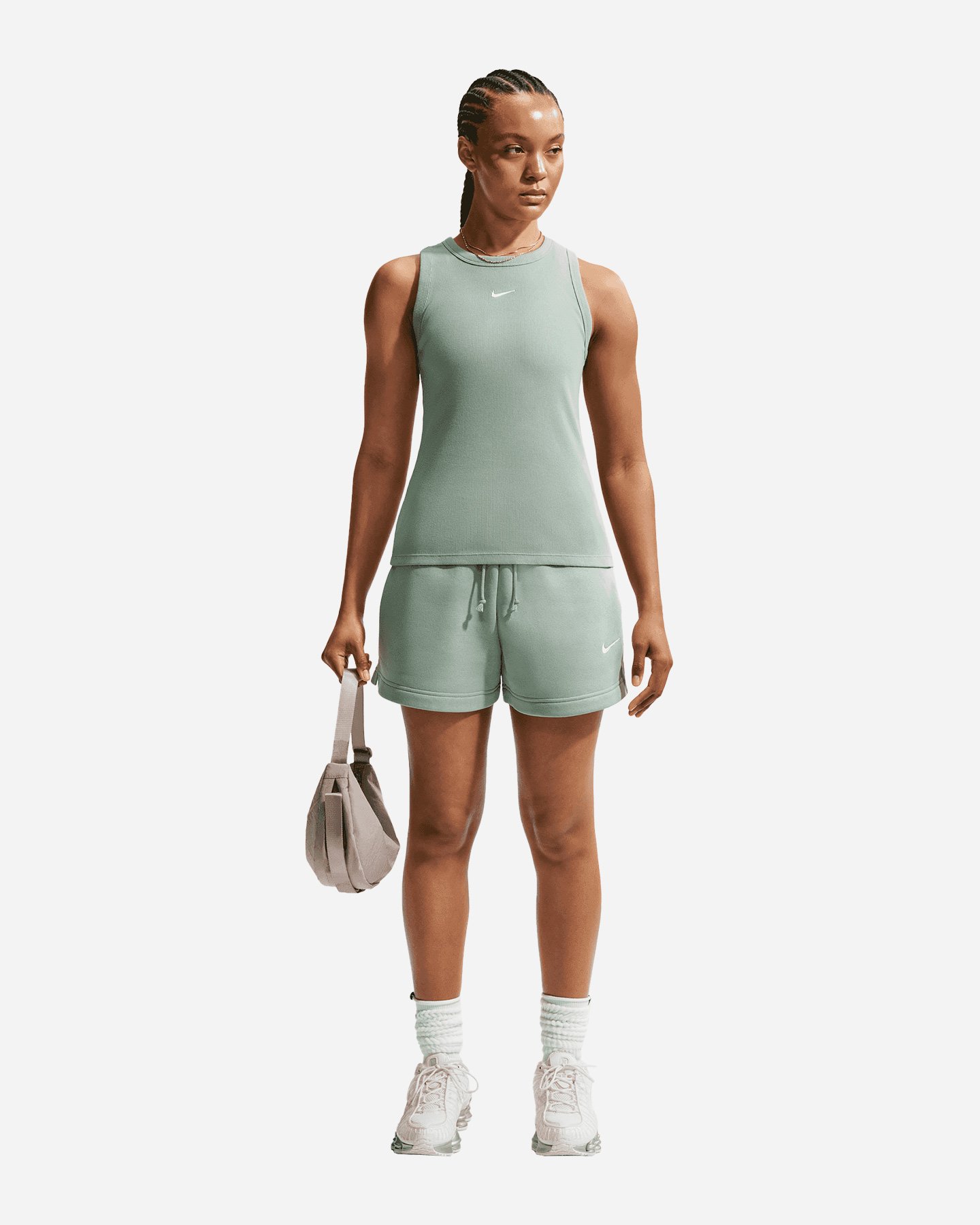 Canotta NIKE COSTINA SMALL LOGO W - Verde - 1 | Cisalfa Sport