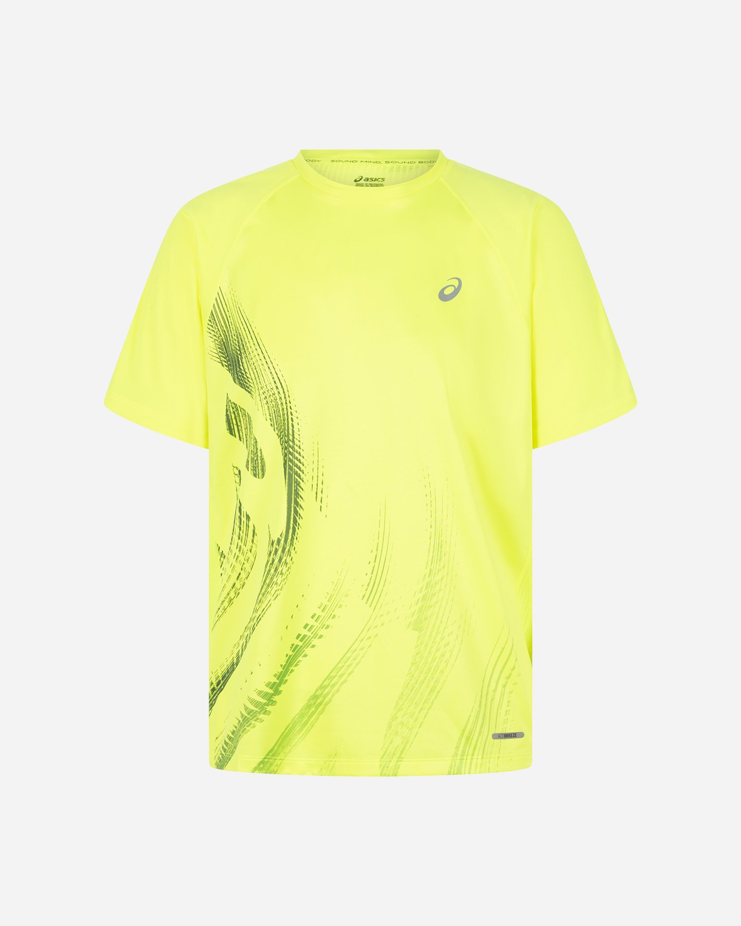 T-shirt running ASICS ROAD GRAPHIC M - Giallo - 0 | Cisalfa Sport