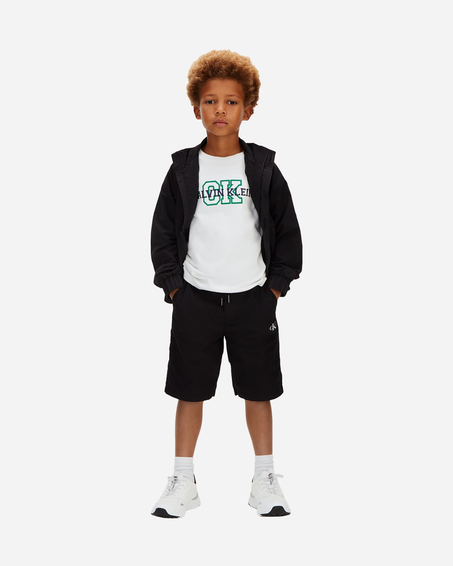 Bermuda CALVIN KLEIN JEANS CLASSIC JR - Nero - 1 | Cisalfa Sport