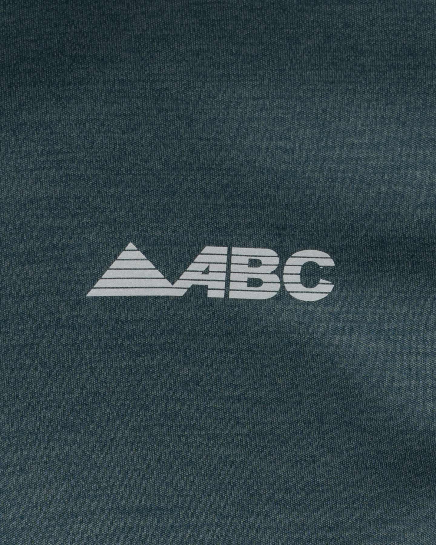 T-shirt running ABC ESSENTIAL M - Verde - 2 | Cisalfa Sport