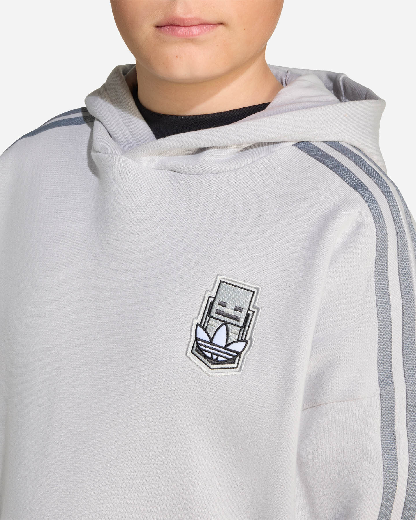 Felpa ADIDAS MINECRAFT JR - Grigio - 5 | Cisalfa Sport