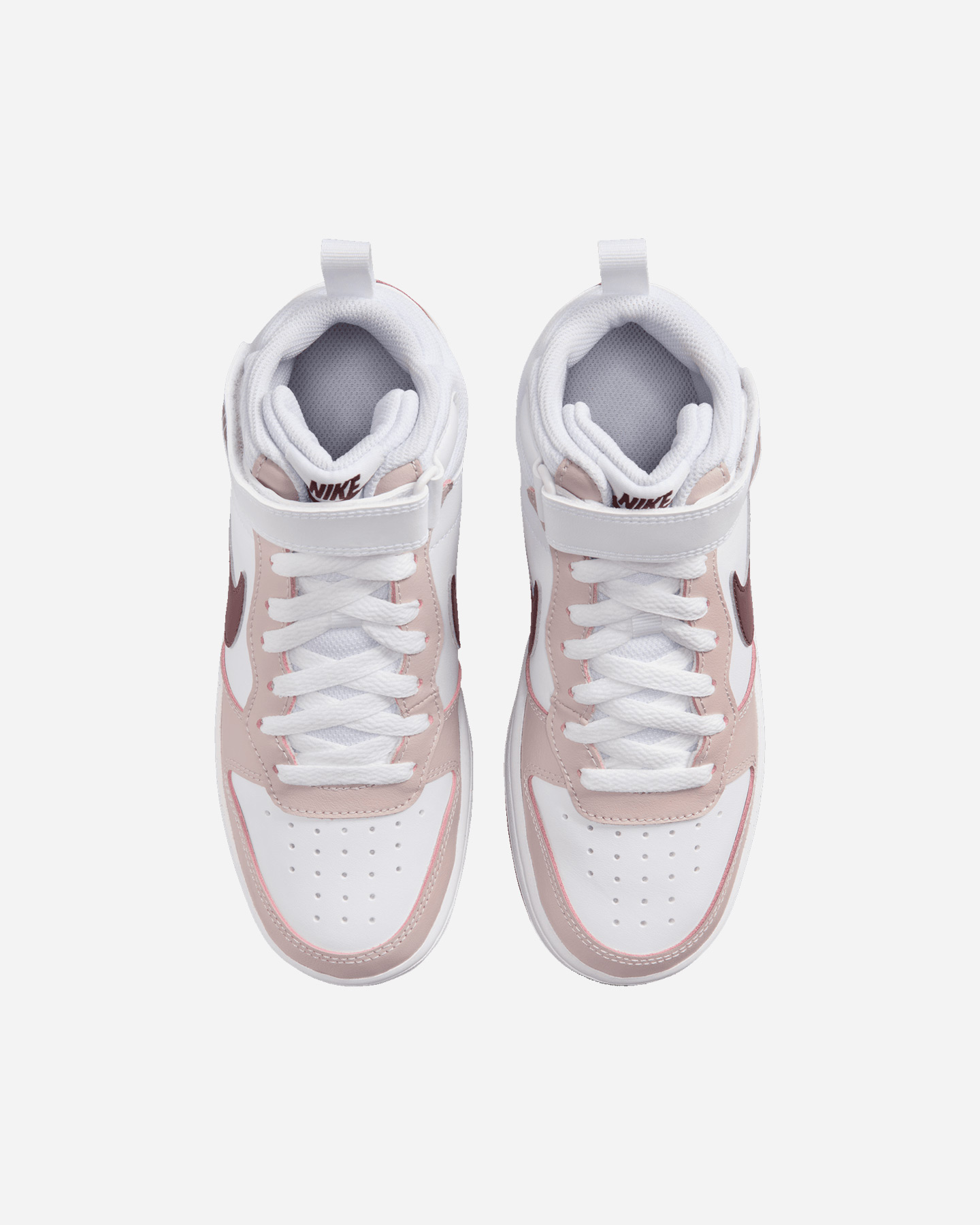 Scarpe sneakers NIKE COURT BOROUGH MID 2 GS JR - Bianco - 2 | Cisalfa Sport