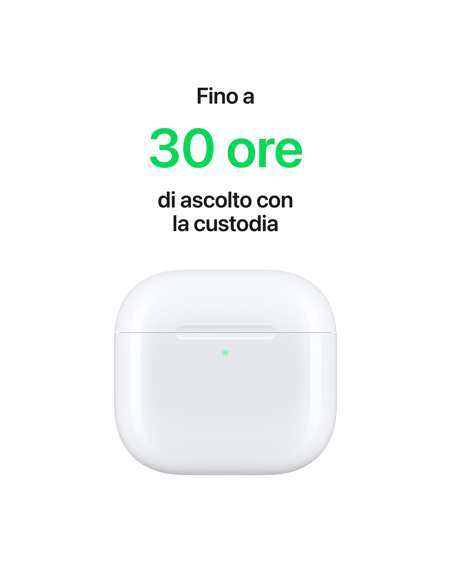 Cuffie audio APPLE AIRPODS 4  - Bianco - 5 | Cisalfa Sport