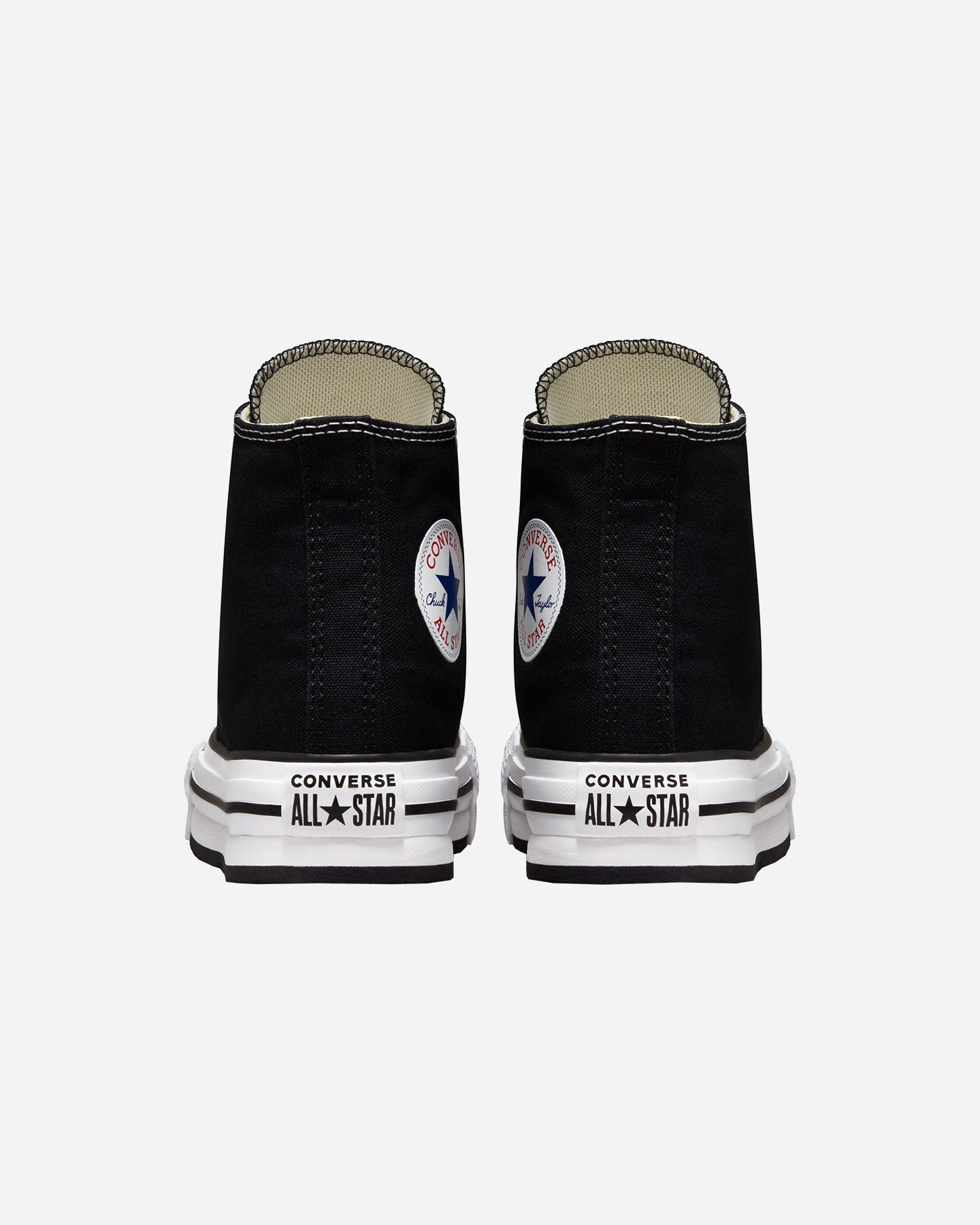 Scarpe sneakers CONVERSE CHUCK TAYLOR ALL STAR HIGH EVA LIFT PS JR - Nero - 4 | Cisalfa Sport
