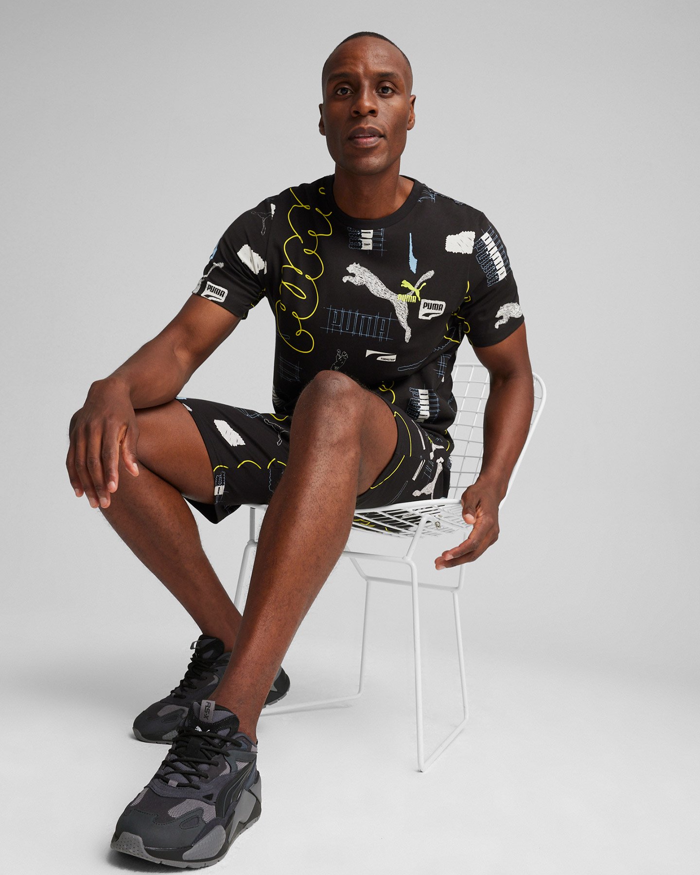 T-shirt PUMA BRAND LOVE M - Nero - 4 | Cisalfa Sport