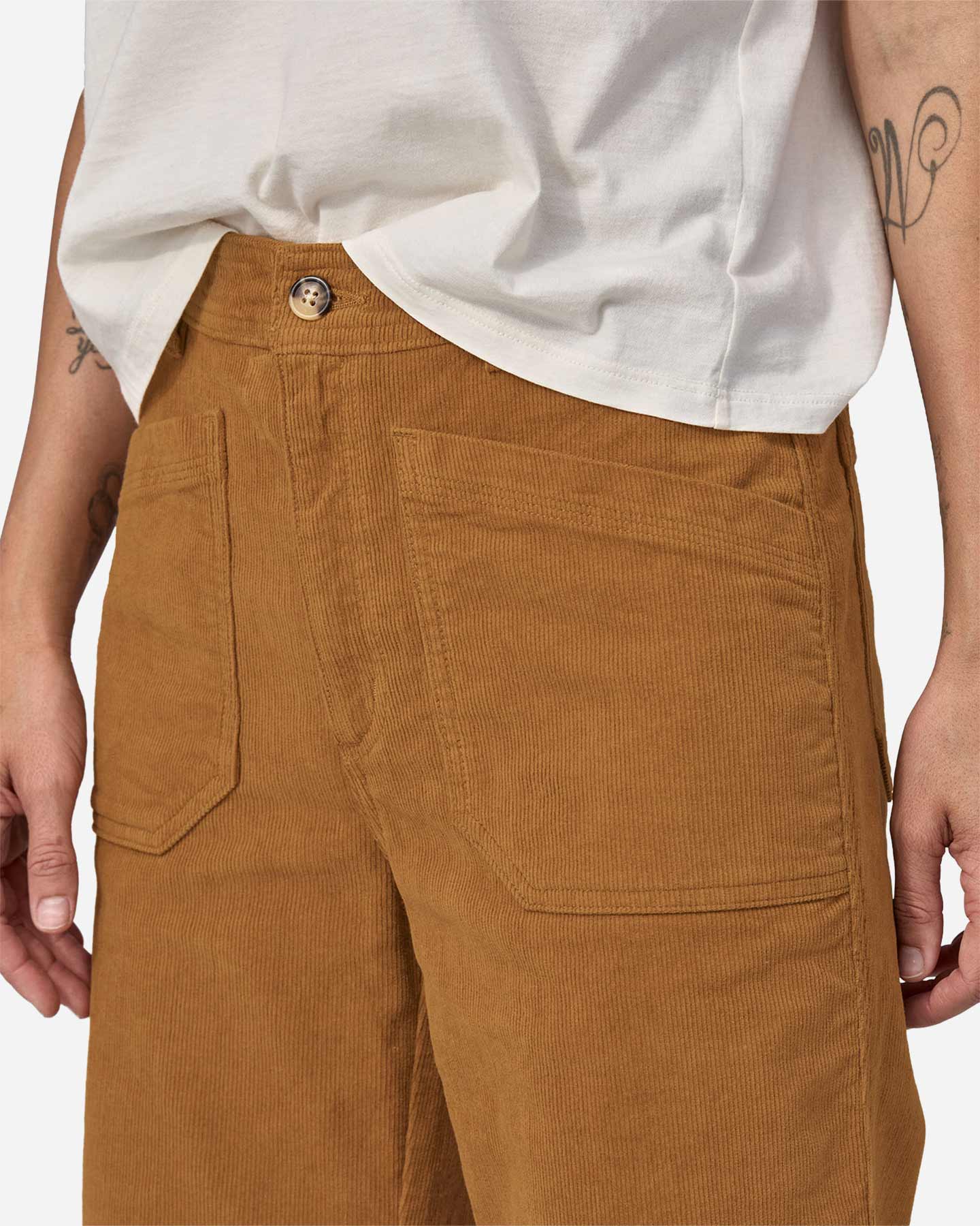 Pantalone outdoor PATAGONIA WIDE LEG W - Marrone - 2 | Cisalfa Sport