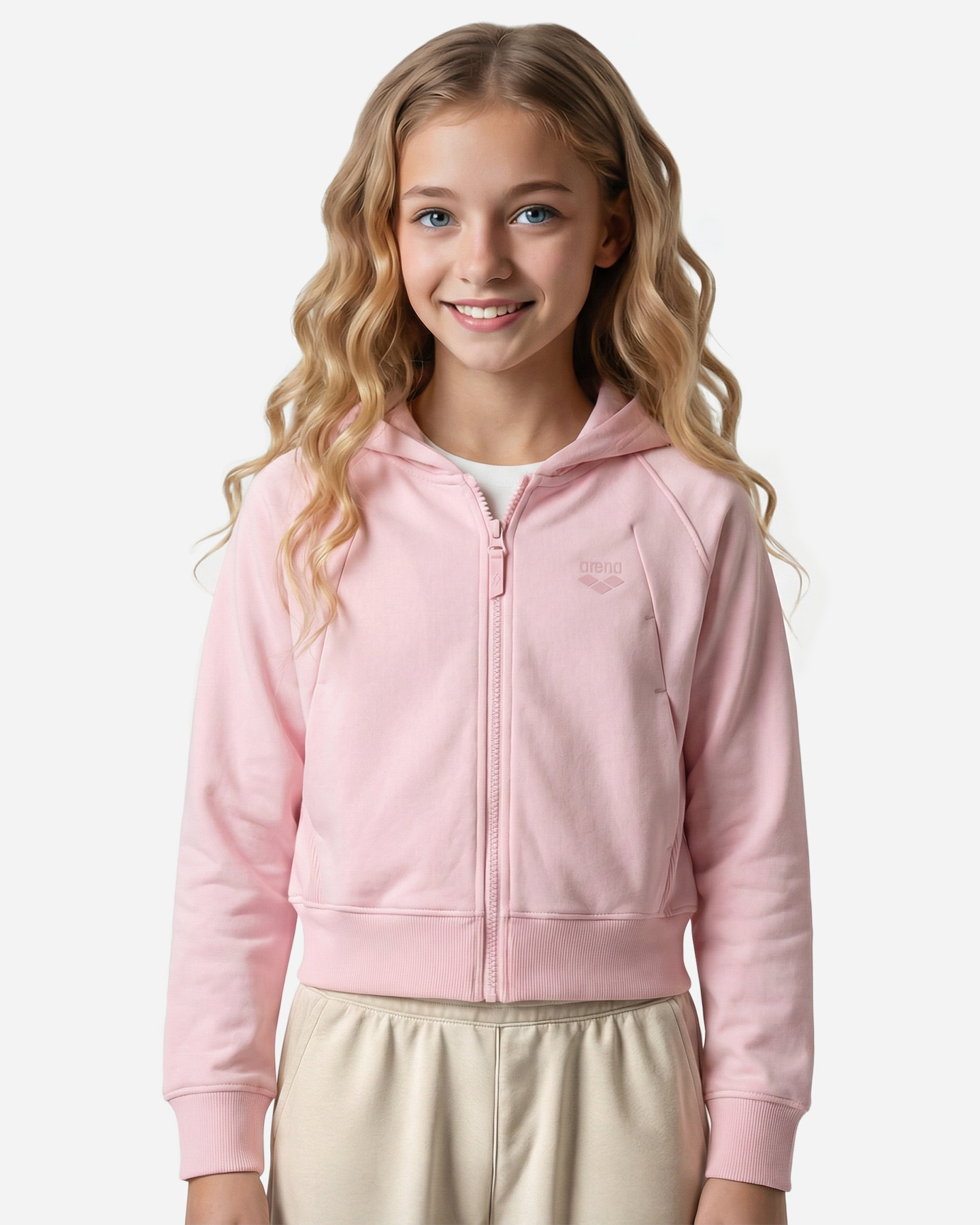 Felpa ARENA ATHLETIC PROGRESS JR - Rosa - 2 | Cisalfa Sport