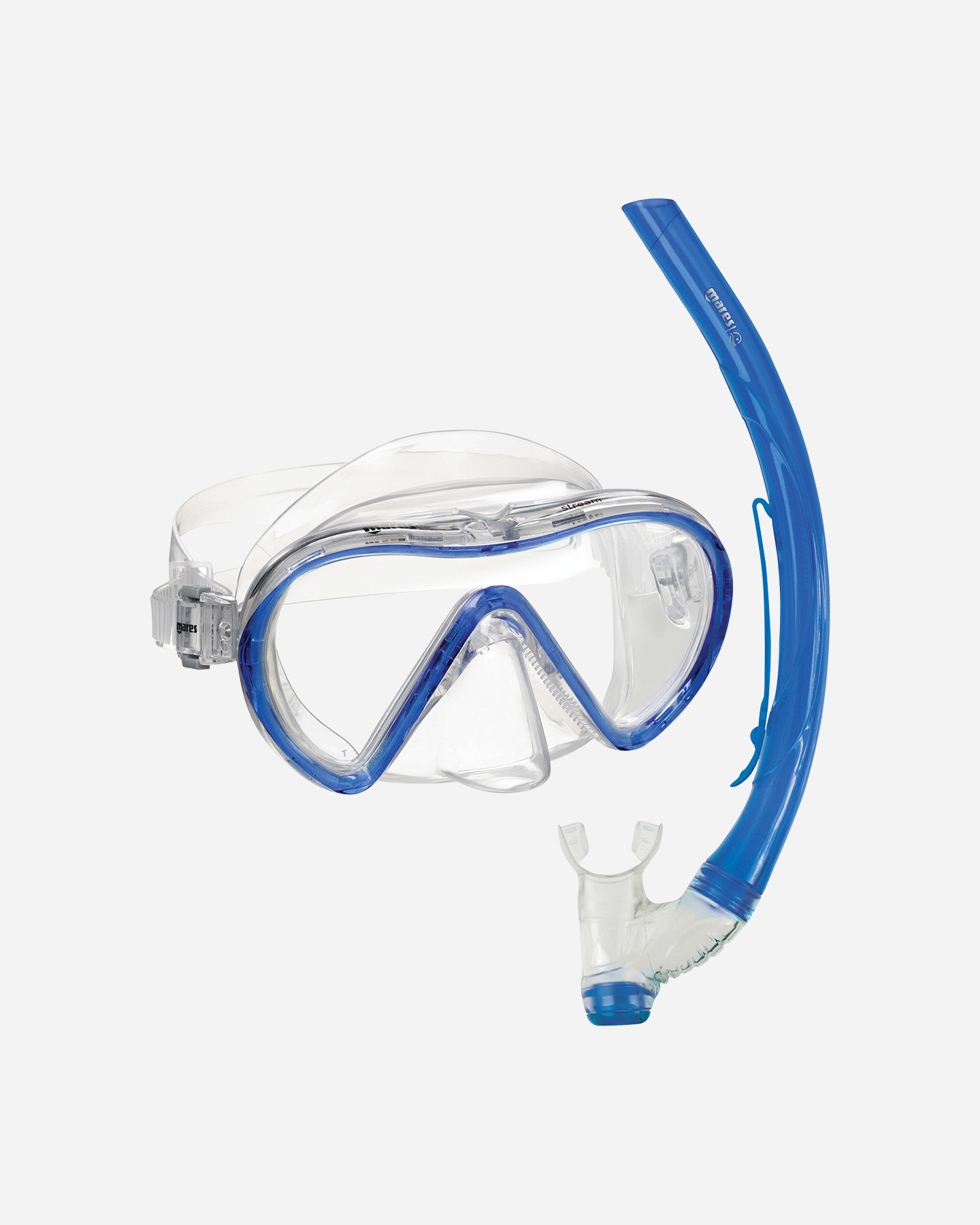 Kit snorkeling MARES STREAM  - Blu - 0 | Cisalfa Sport