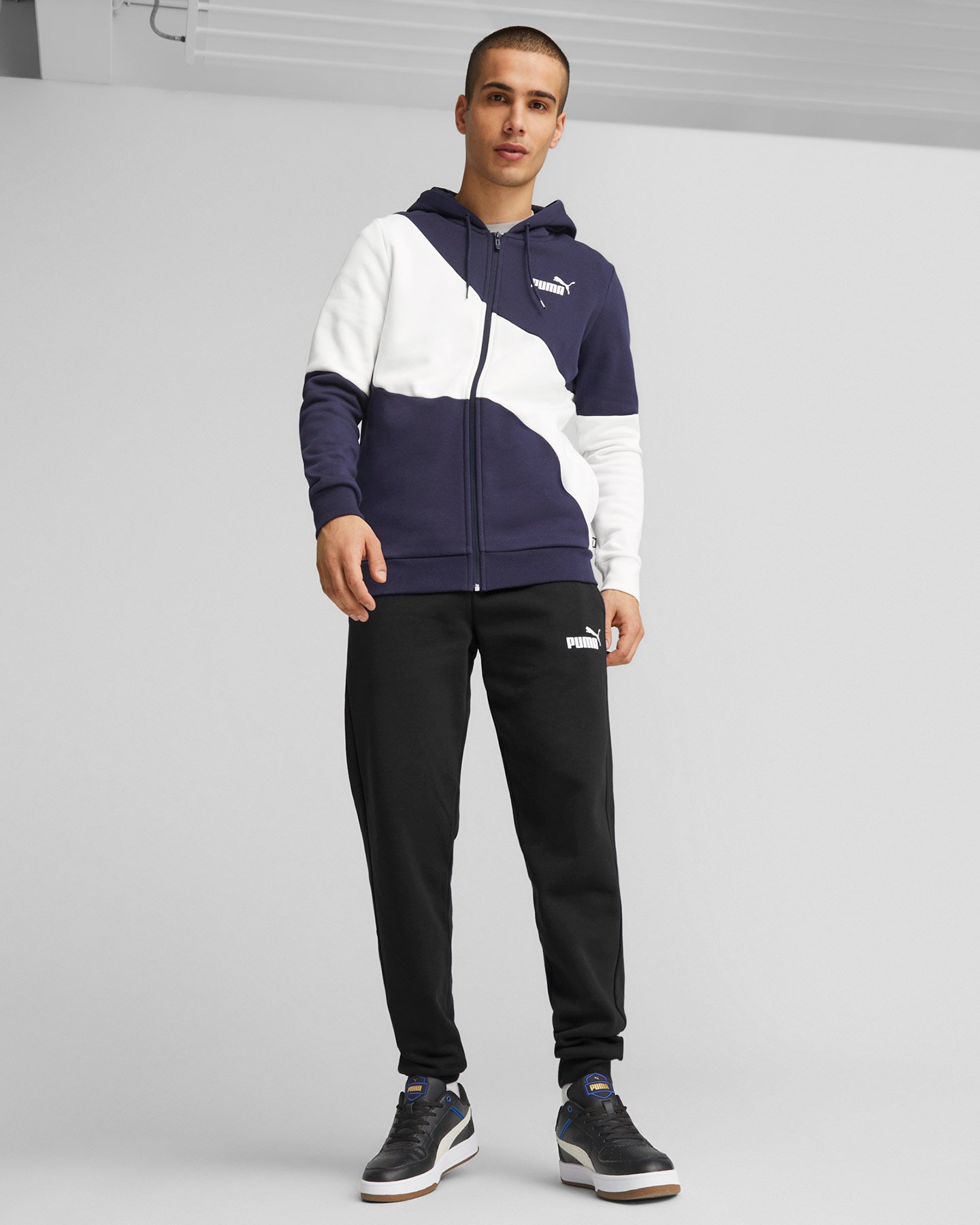 Tuta PUMA COLOR BLOCK M - Blu - 2 | Cisalfa Sport