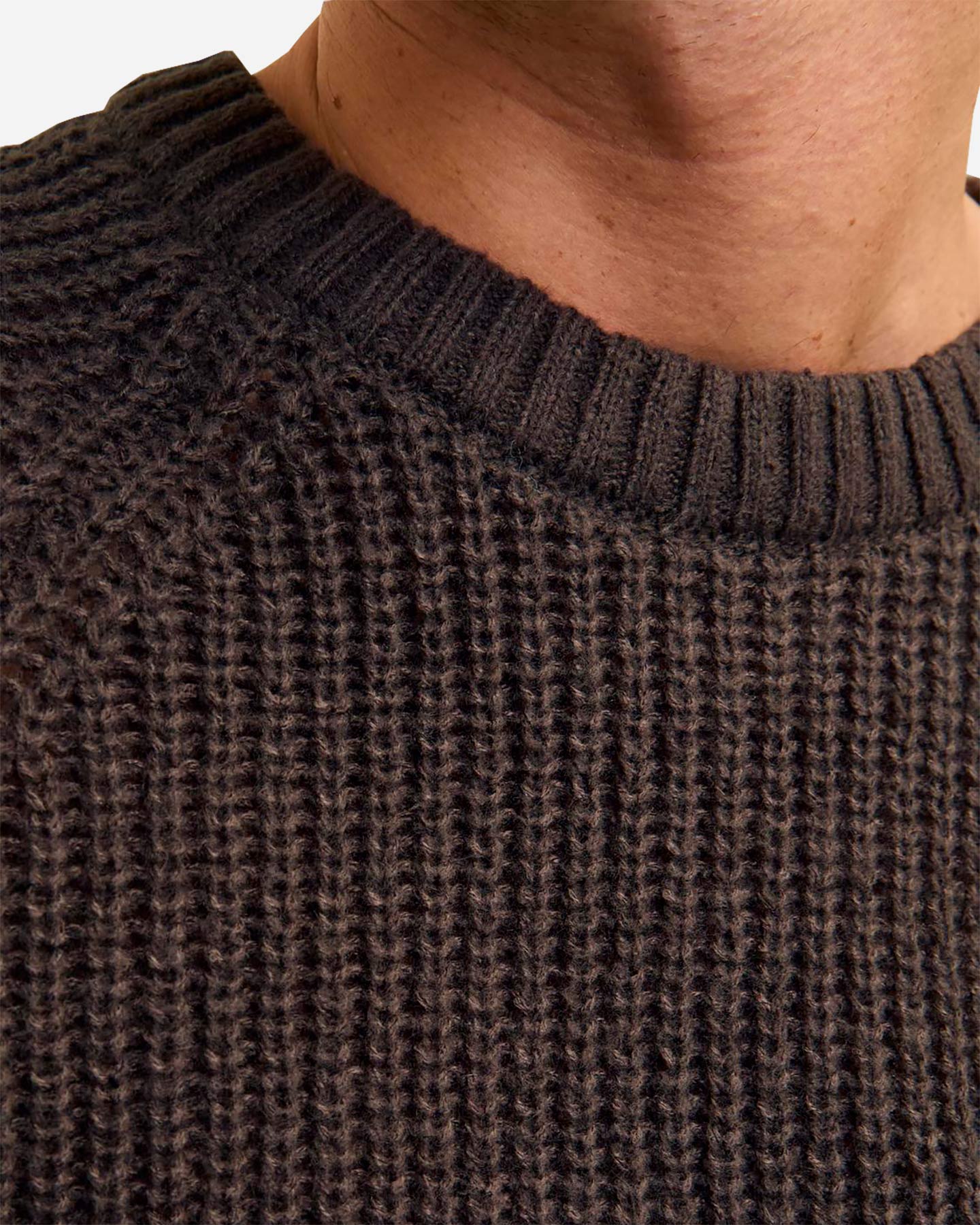 Maglione JACK & JONES SPALLA RAGLAN M - Marrone - 4 | Cisalfa Sport