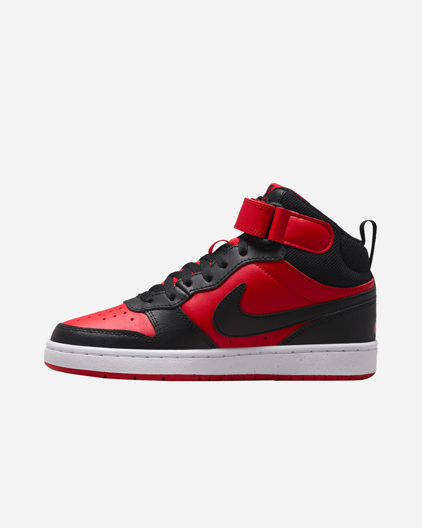 Scarpe sneakers NIKE COURT BOROUGH MID 2 GS JR - Rosso - 4 | Cisalfa Sport