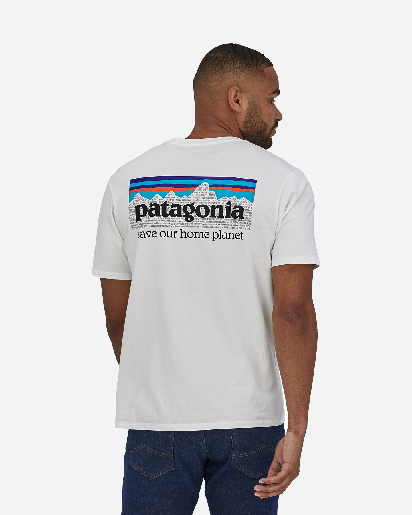 T-shirt PATAGONIA P-6 MISSION ORGANIC M - Bianco - 1 | Cisalfa Sport