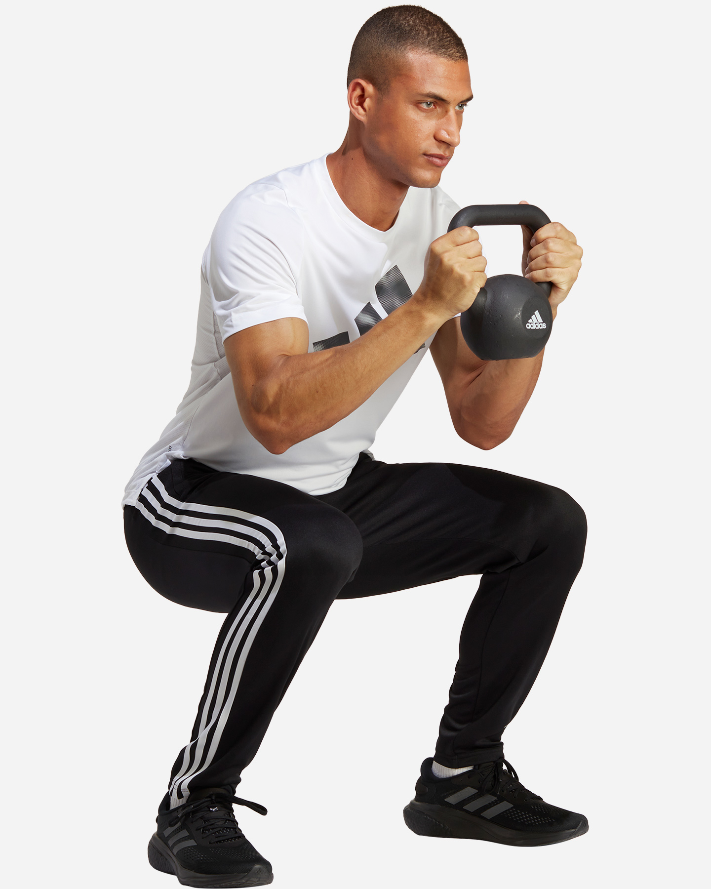 Pantalone training ADIDAS ESSENTIAL M - Nero - 3 | Cisalfa Sport