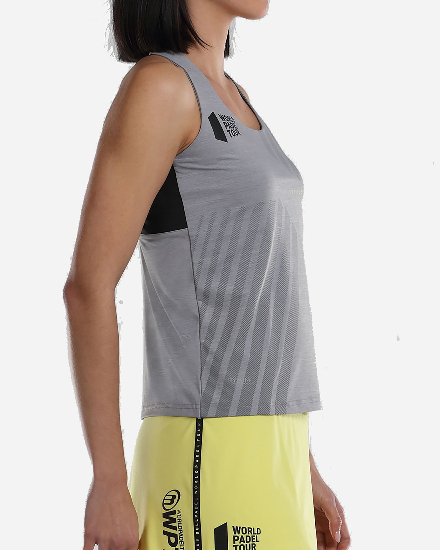 T-shirt tennis BULLPADEL LLAVE W - Grigio - 2 | Cisalfa Sport