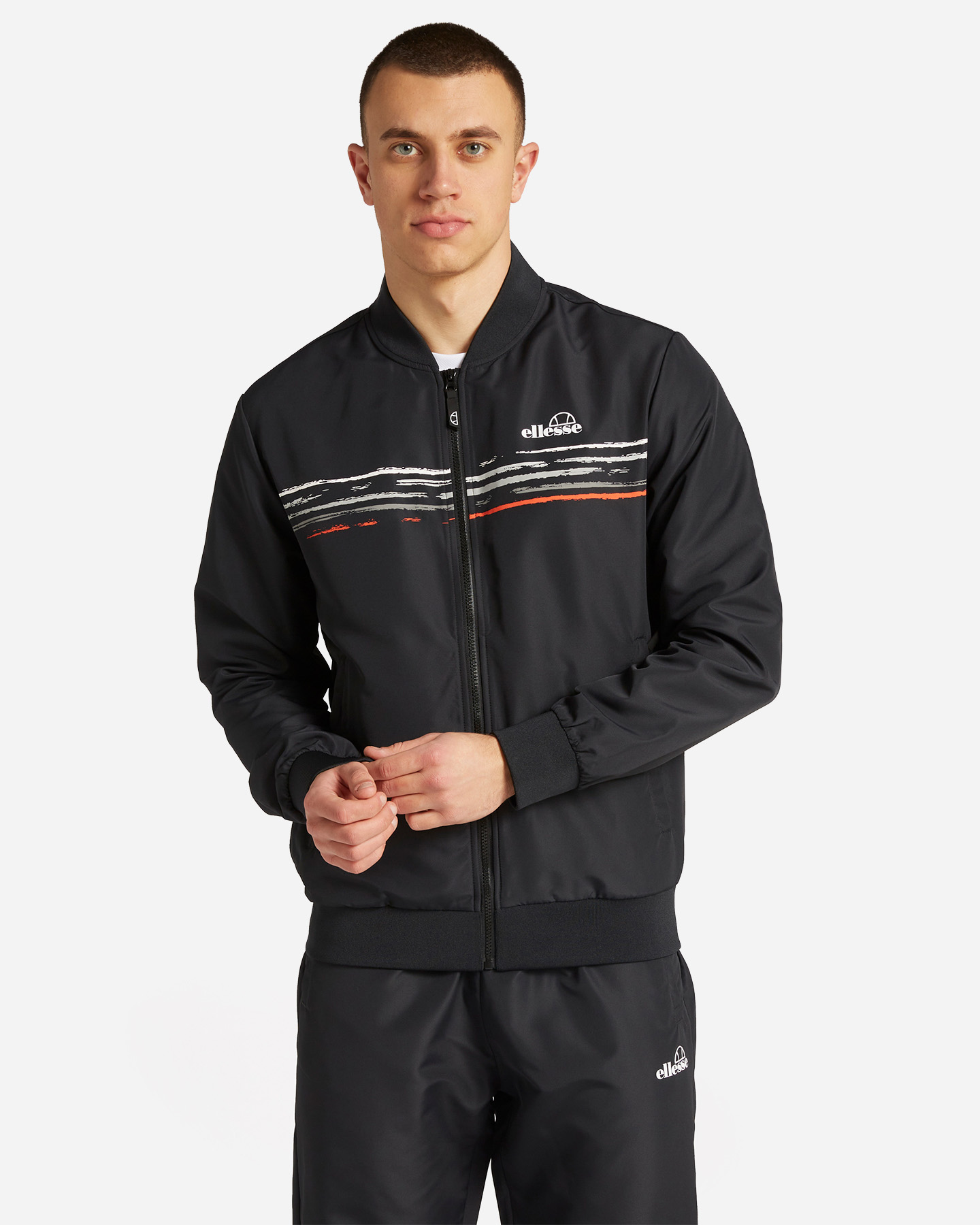 Giacca tennis ELLESSE FIVE STRIPES M - Nero - 0 | Cisalfa Sport