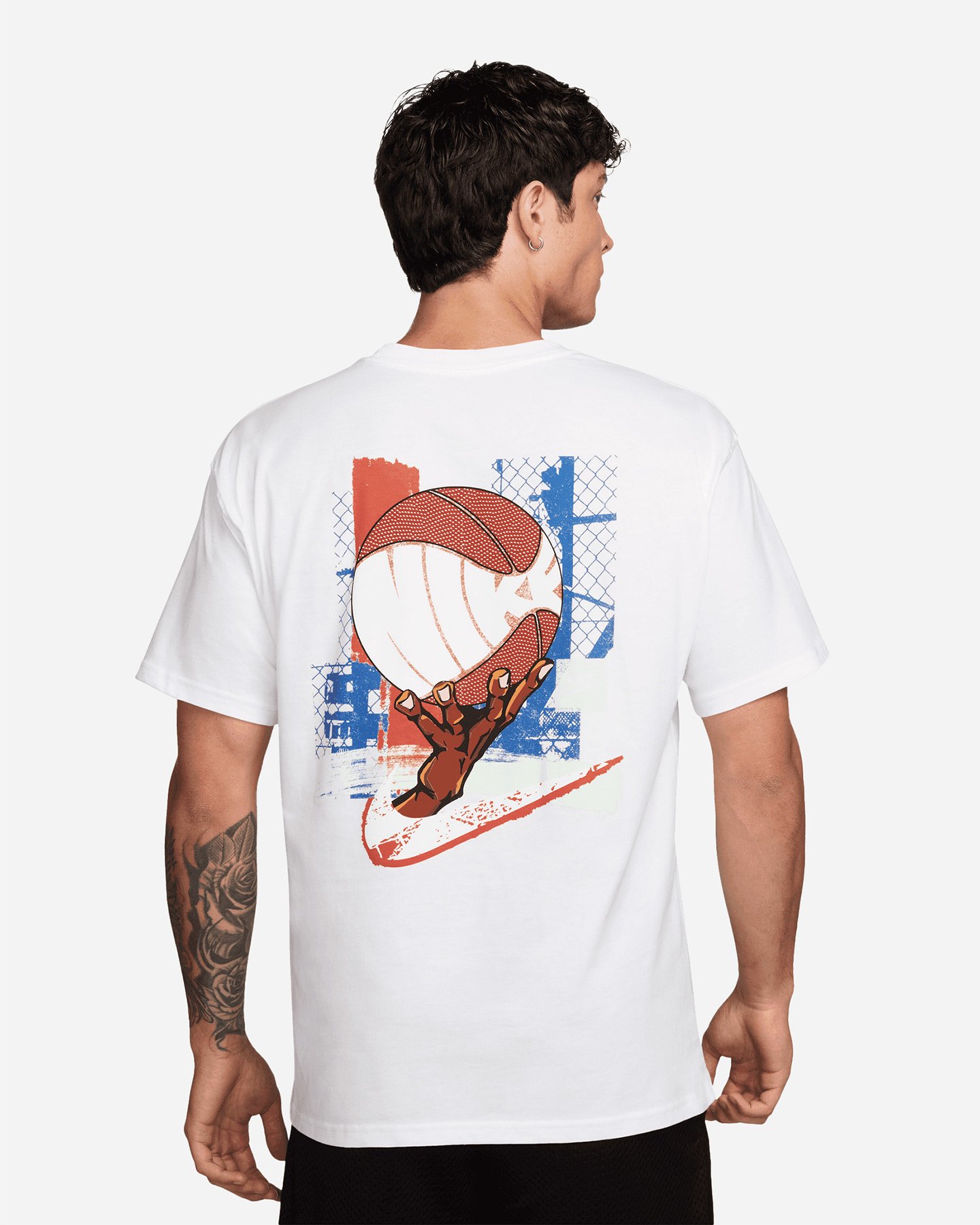 T-shirt NIKE BASKET PRINTED M - Bianco - 1 | Cisalfa Sport