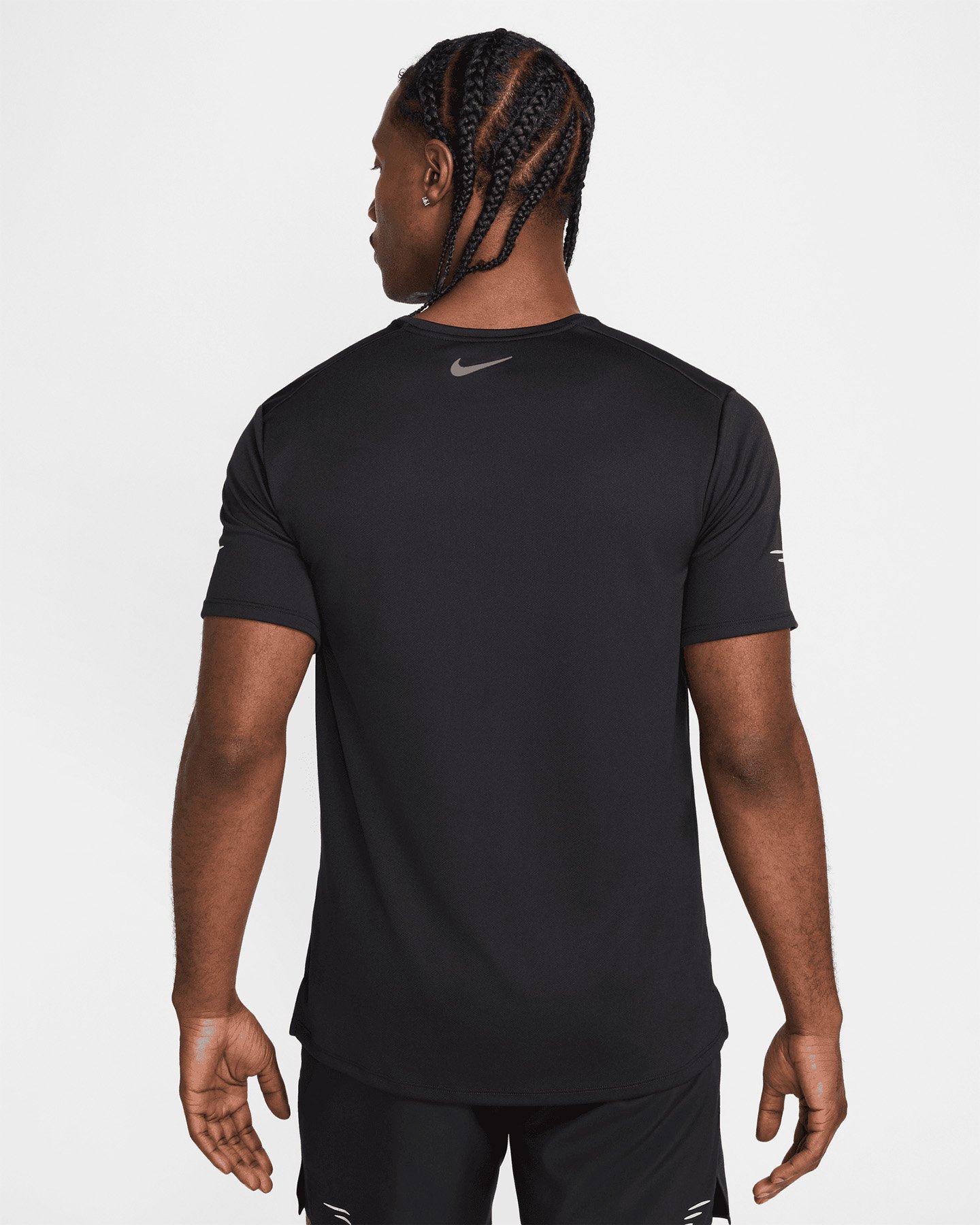 T-shirt running NIKE DRI FIT UV MILER M - Nero - 1 | Cisalfa Sport