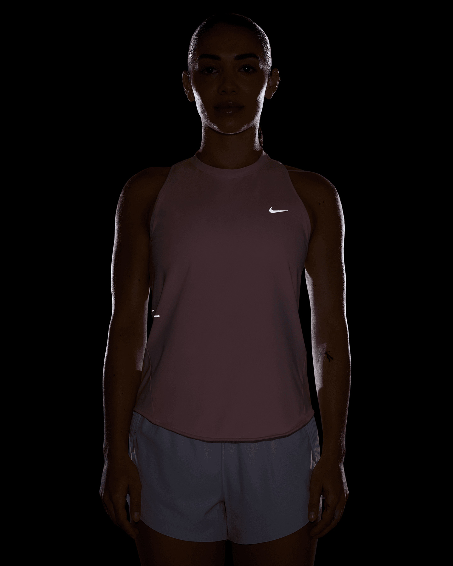 Canotta running NIKE SWIFT W - Rosa - 3 | Cisalfa Sport