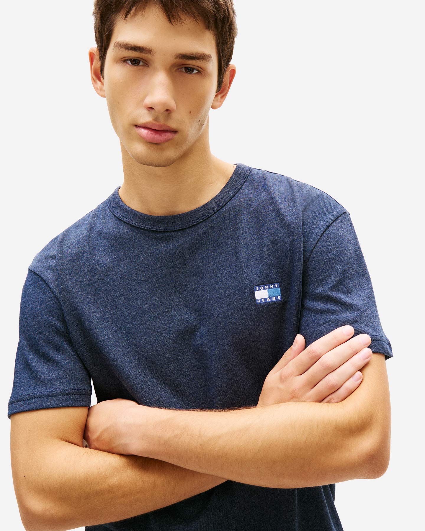 T-shirt TOMMY HILFIGER BADGE LOGO M - Blu - 4 | Cisalfa Sport