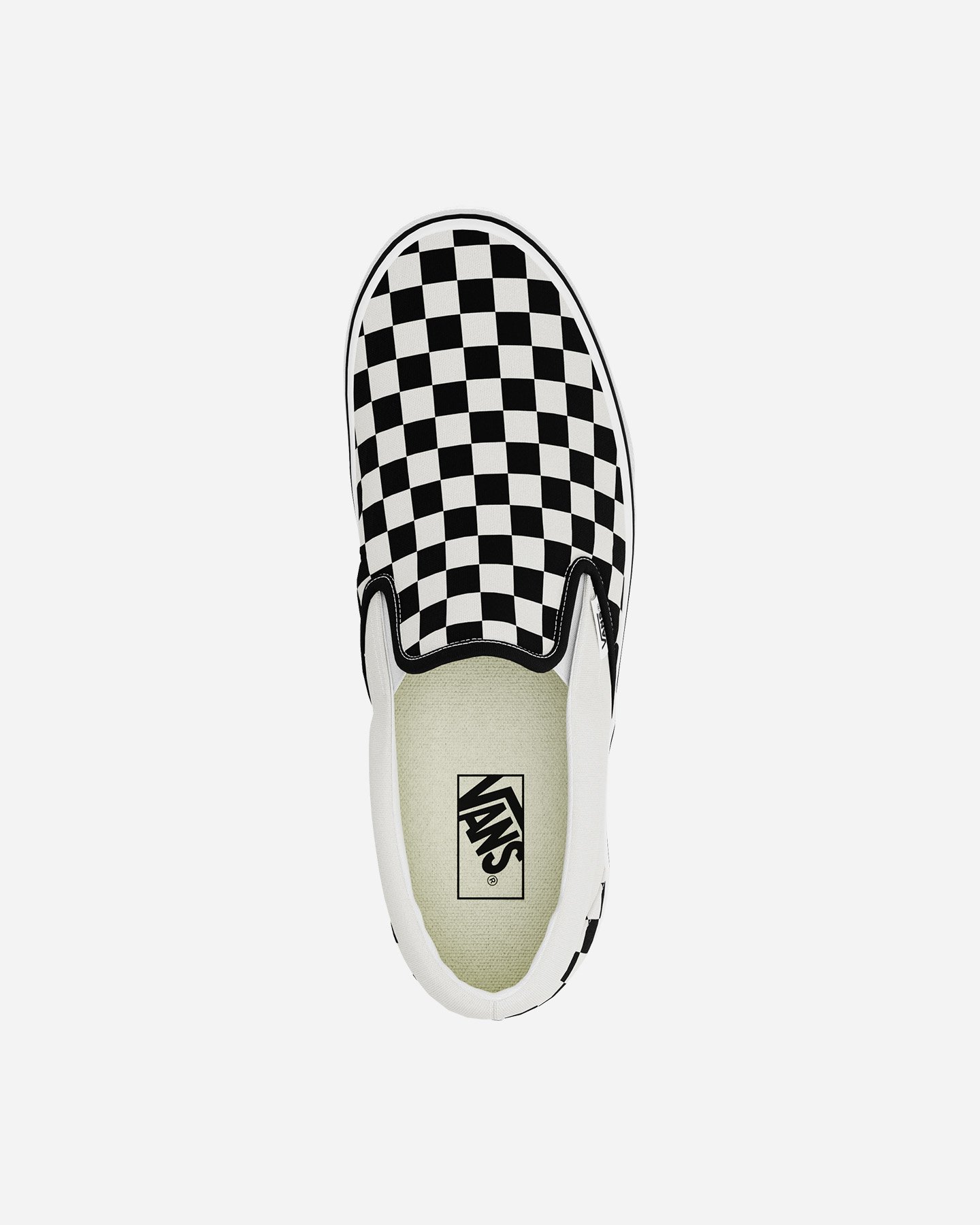 Scarpe sneakers VANS SLIP ON CHECKERBOARD M - Nero - 3 | Cisalfa Sport