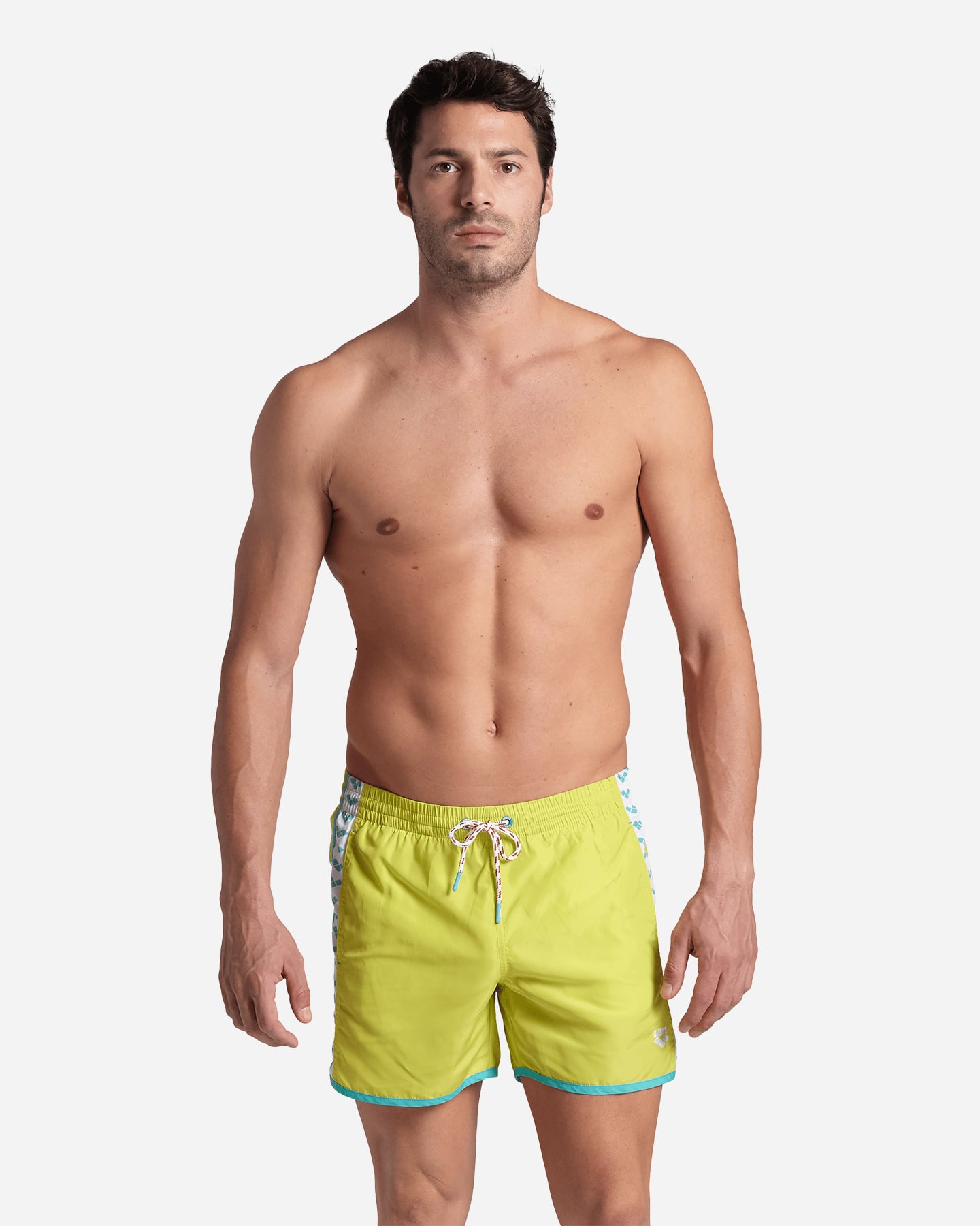 Boxer mare ARENA TEAM STRIPE M - Verde - 0 | Cisalfa Sport