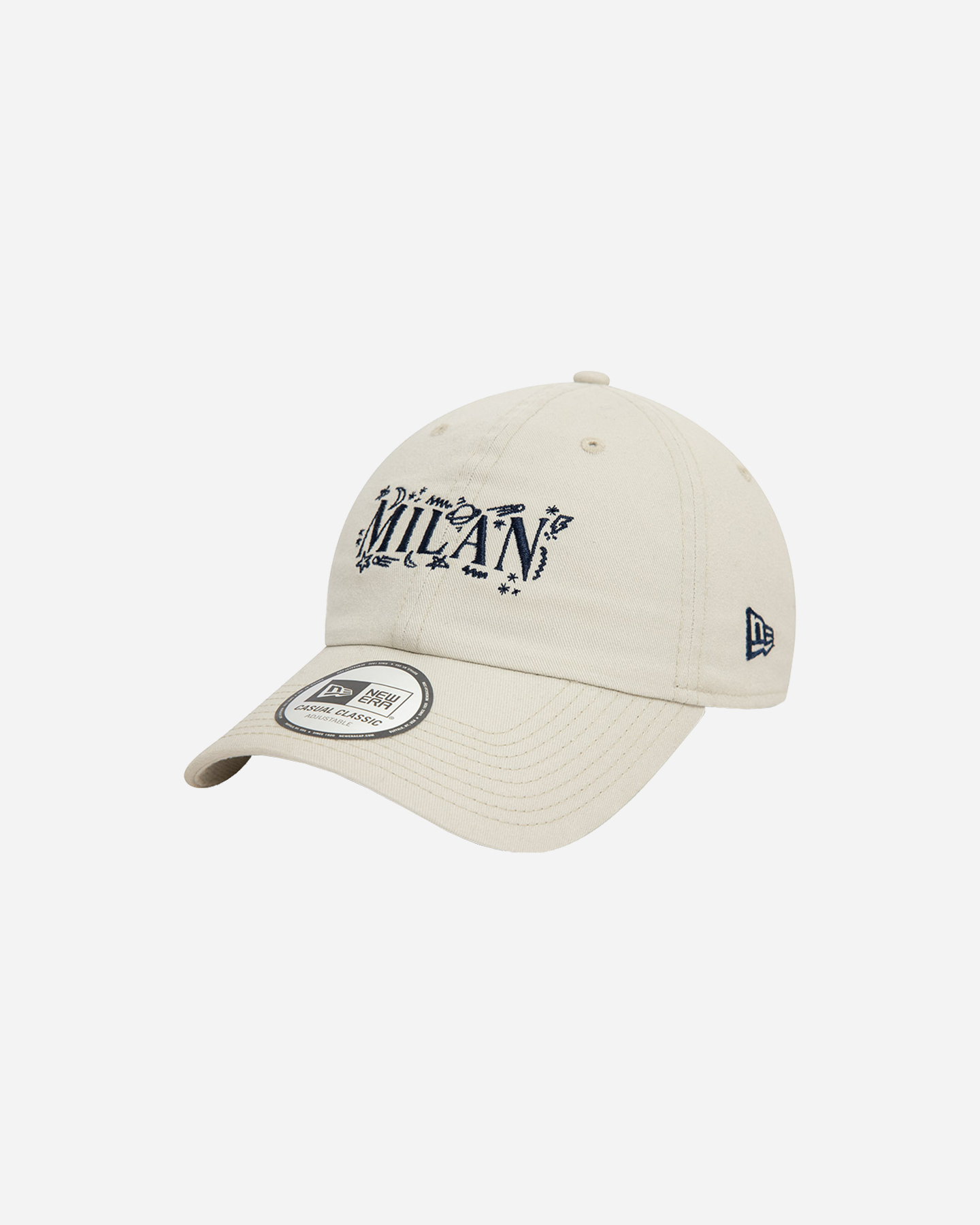 Accessorio calcio ufficiale NEW ERA AC MILAN SRIBBLE 9TWENTY M - Beige - 0 | Cisalfa Sport