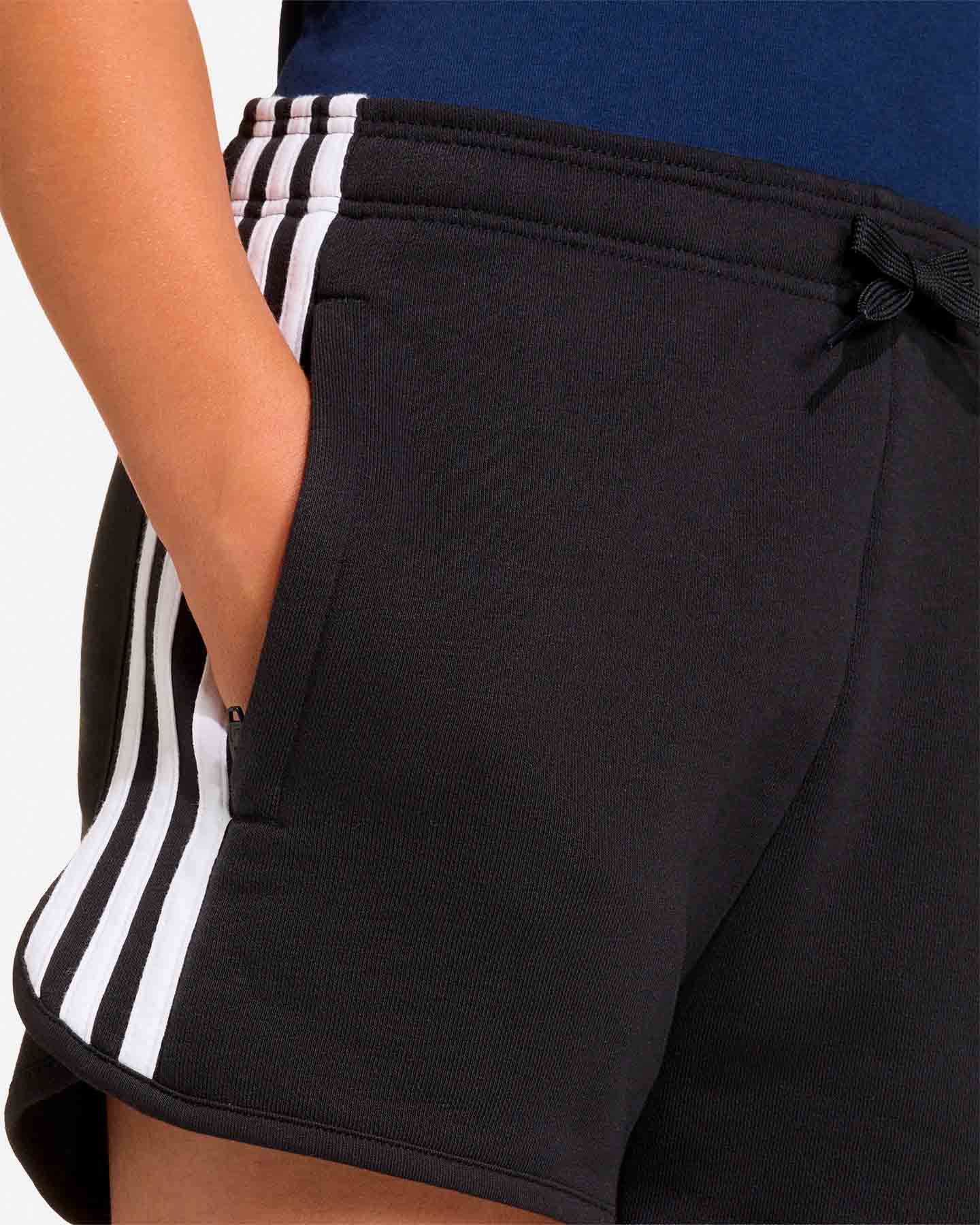 Pantaloncini ADIDAS 3STRIPES JR - Nero - 4 | Cisalfa Sport