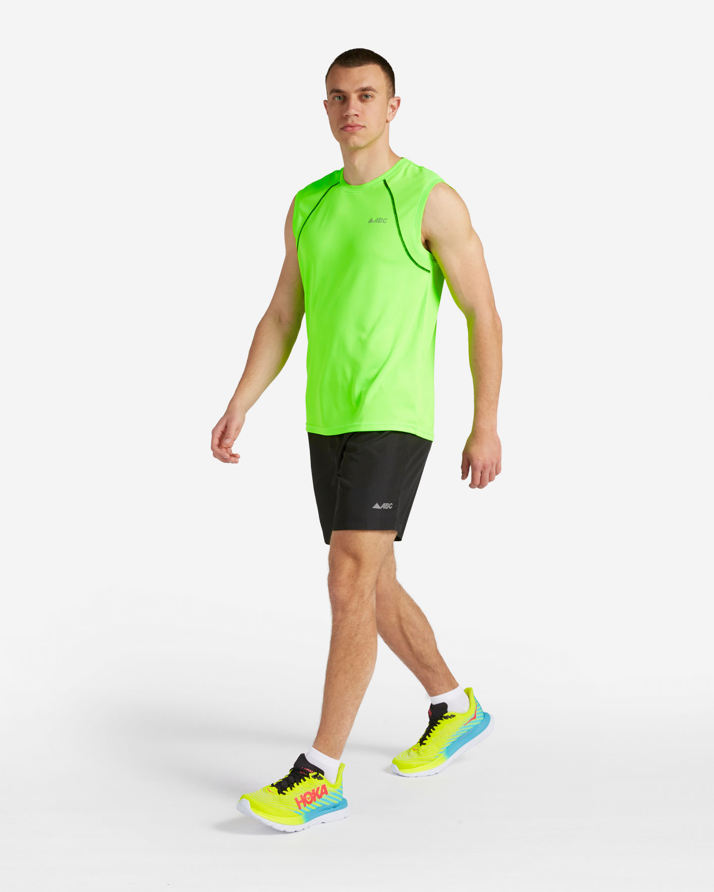 Canotta running ABC TEMPO M - Verde - 3 | Cisalfa Sport