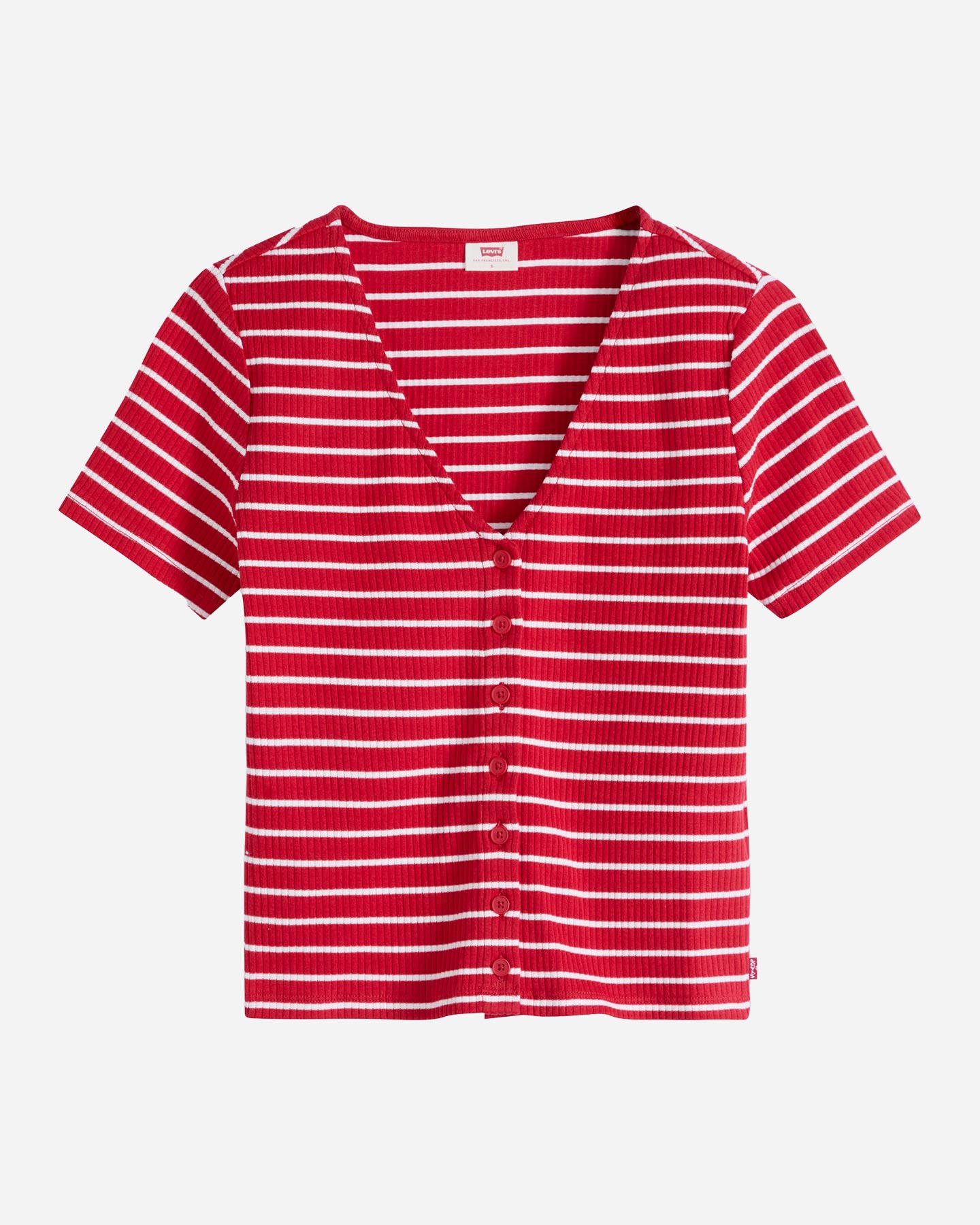 T-shirt LEVI'S SERAFINO STRIPE W  - Rosso - 0 | Cisalfa Sport