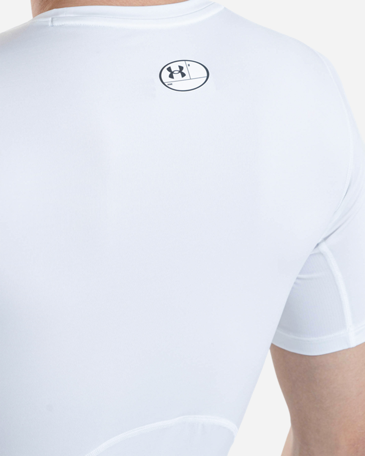 T-shirt training UNDER ARMOUR HG COMPRESSION SS M - Bianco - 5 | Cisalfa Sport