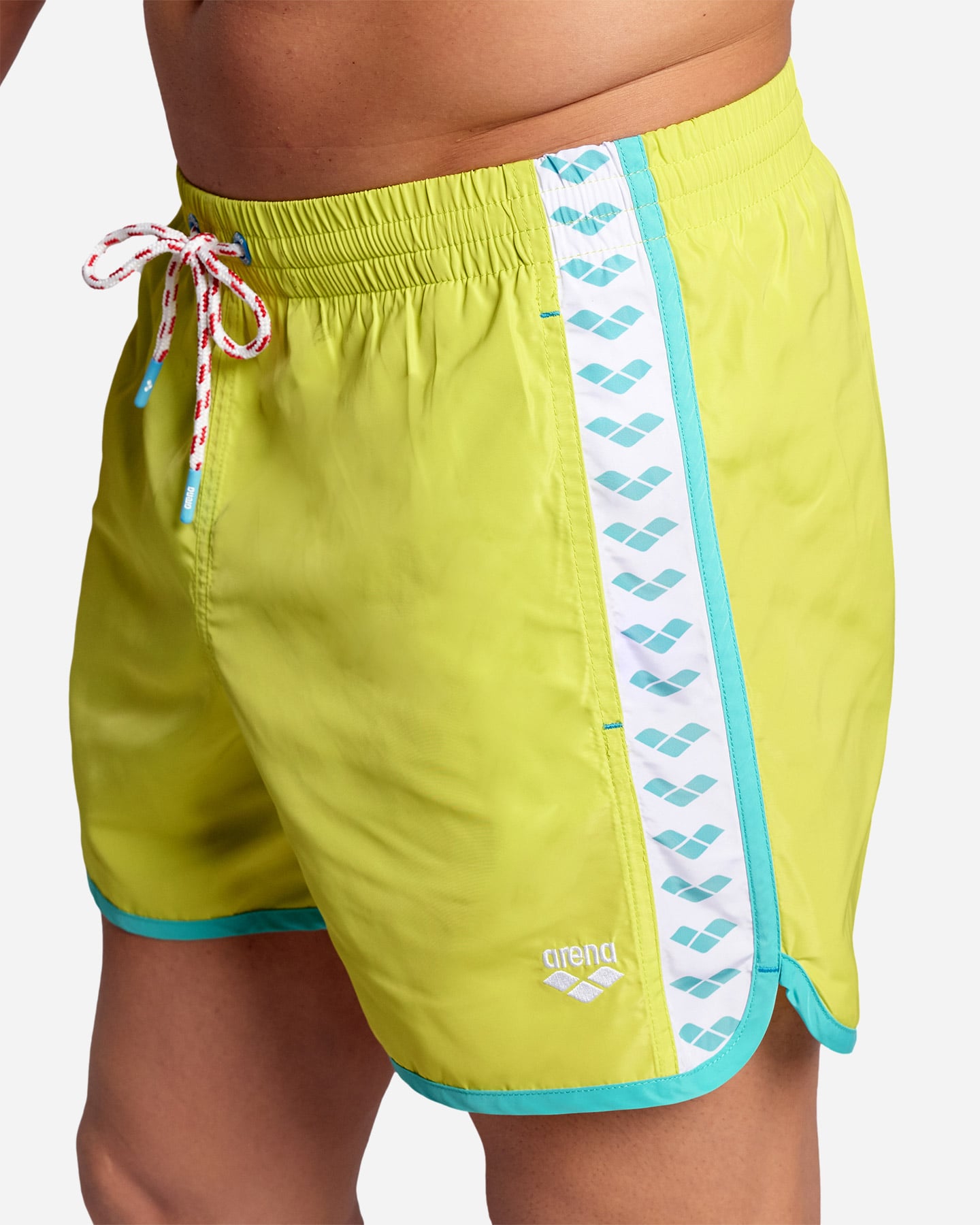 Boxer mare ARENA TEAM STRIPE M - Verde - 3 | Cisalfa Sport