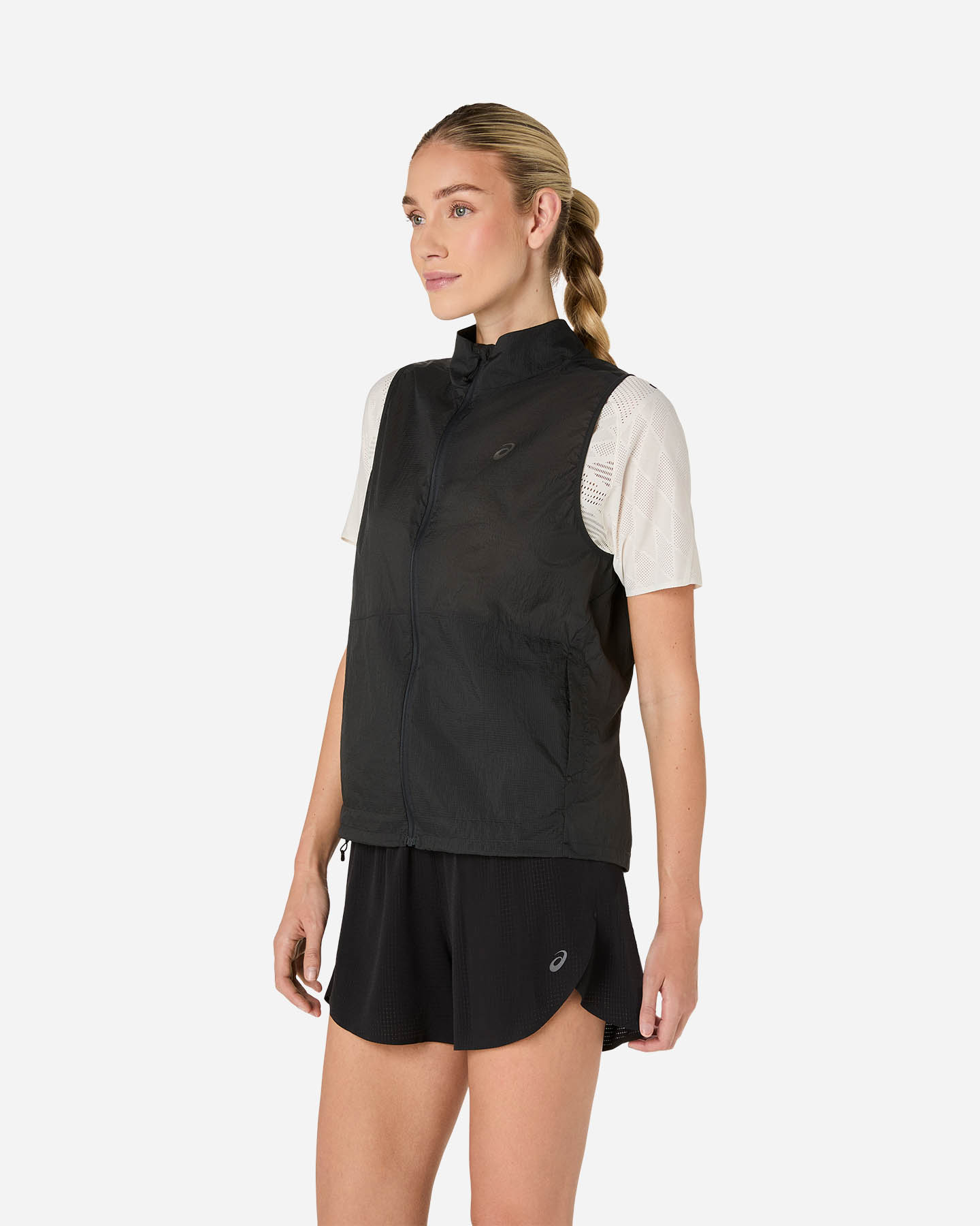 Giacca running ASICS METARUN PACKABLE W - Grigio - 2 | Cisalfa Sport