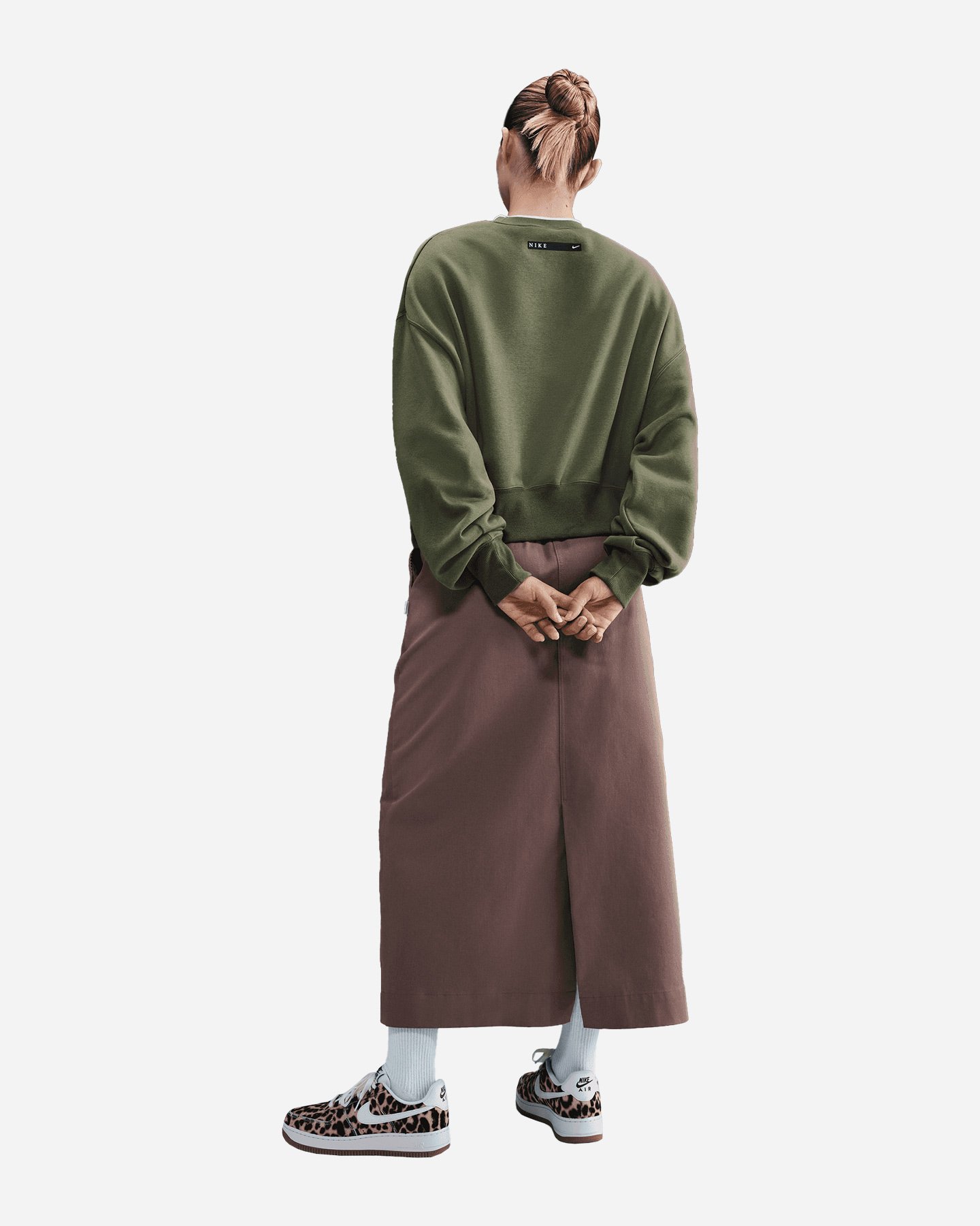 Felpa NIKE BIG LOGO PHOENIX W - Verde - 2 | Cisalfa Sport