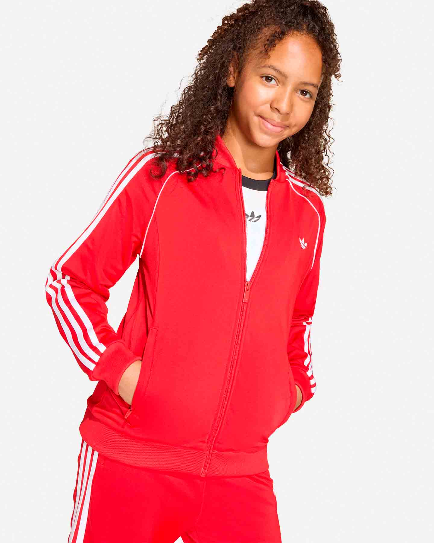 Felpa ADIDAS ICON JR - Rosso - 5 | Cisalfa Sport