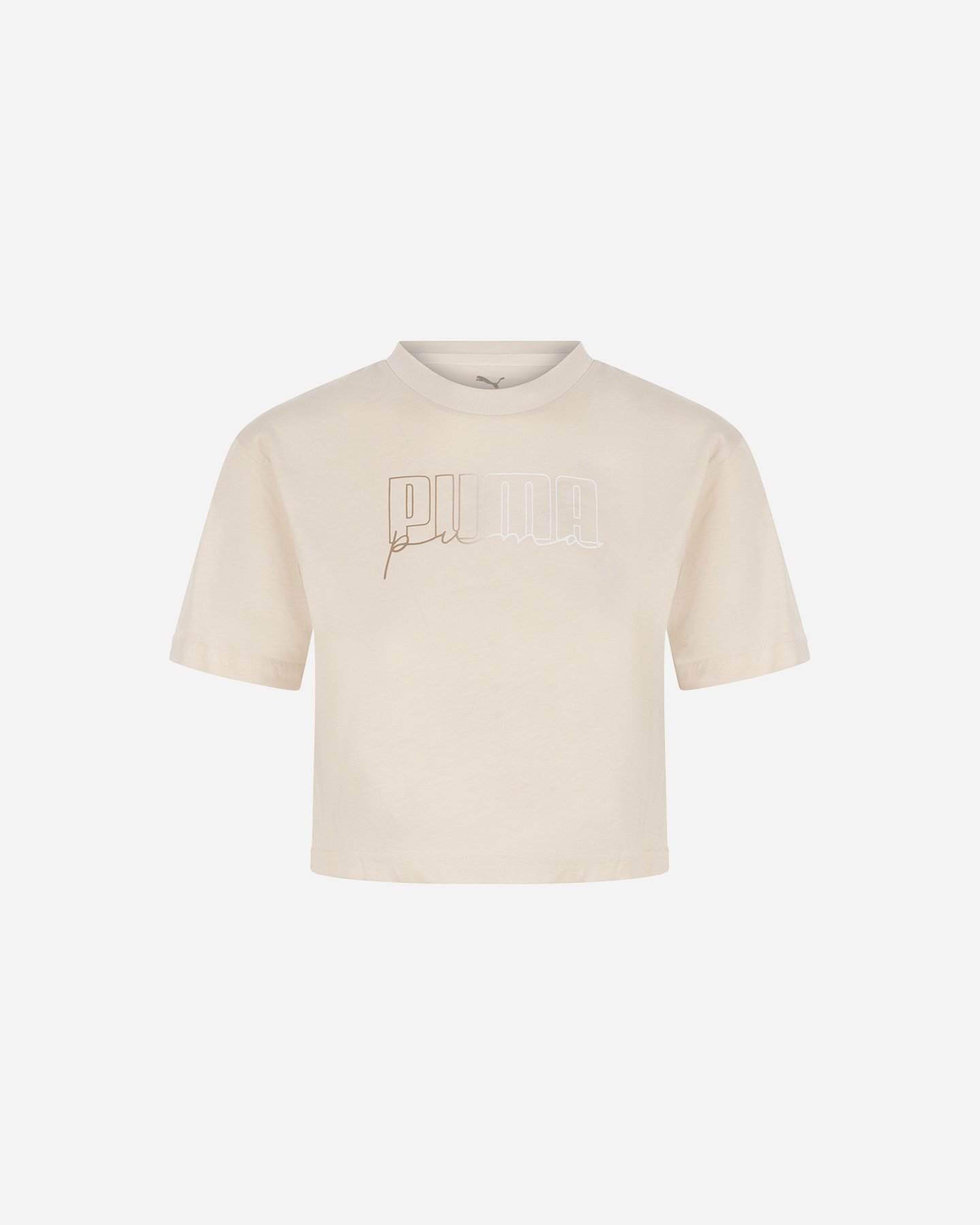 T-shirt PUMA CROP JR - Beige - 0 | Cisalfa Sport