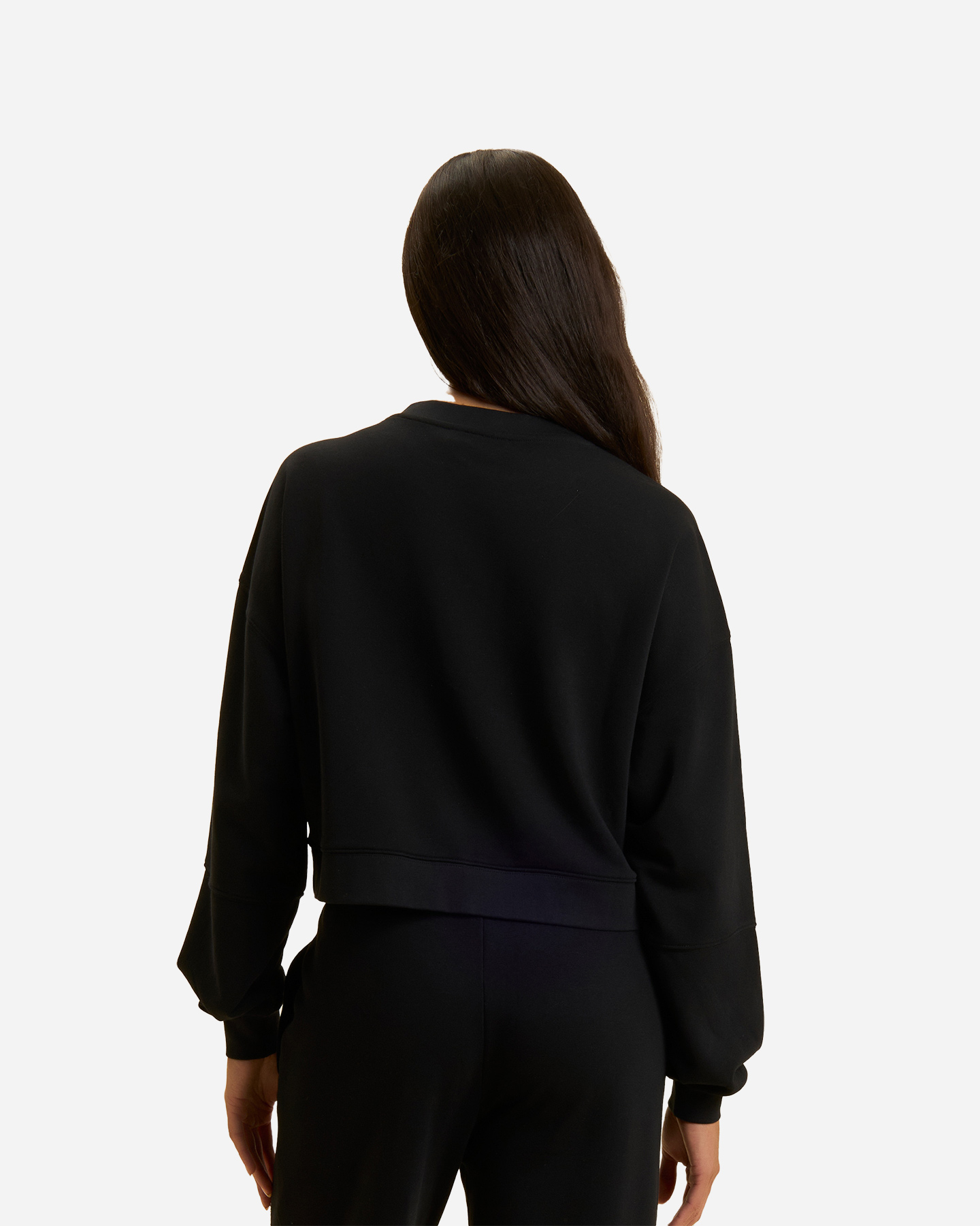 Felpa FREDDY ROUND LOGO BORCHIE W - Nero - 3 | Cisalfa Sport