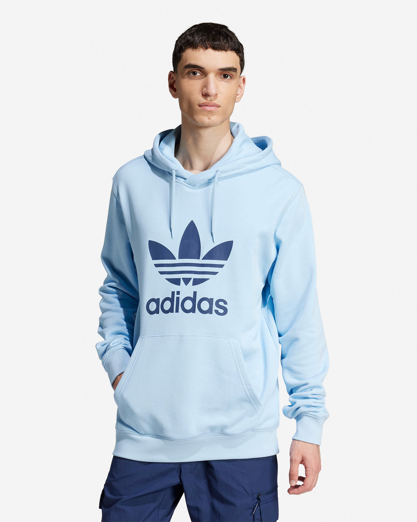 Felpa ADIDAS TREFOIL M - Azzurro - 1 | Cisalfa Sport