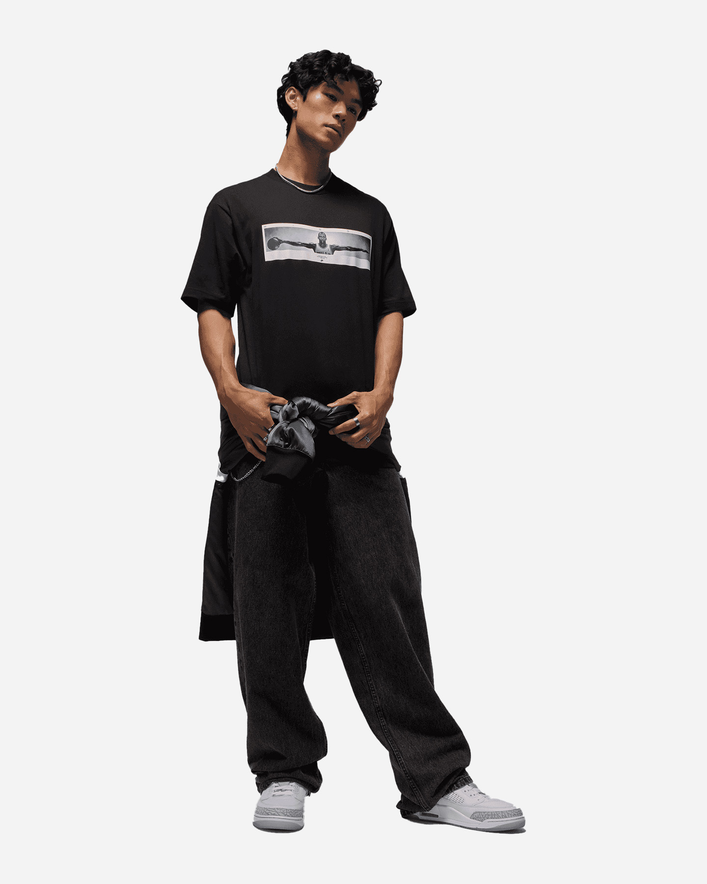 T-shirt NIKE JORDAN WINGS M - Nero - 2 | Cisalfa Sport