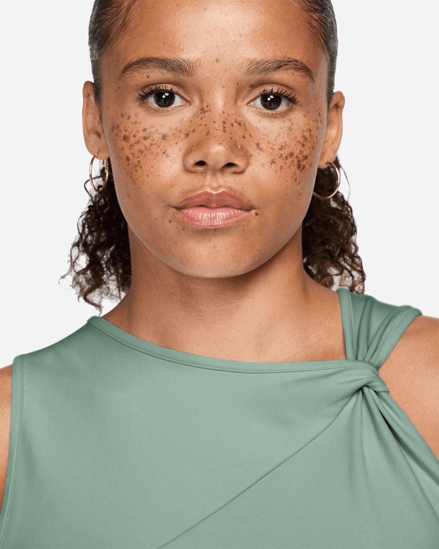 Canotta training NIKE DRI FIT ONE W - Verde - 2 | Cisalfa Sport