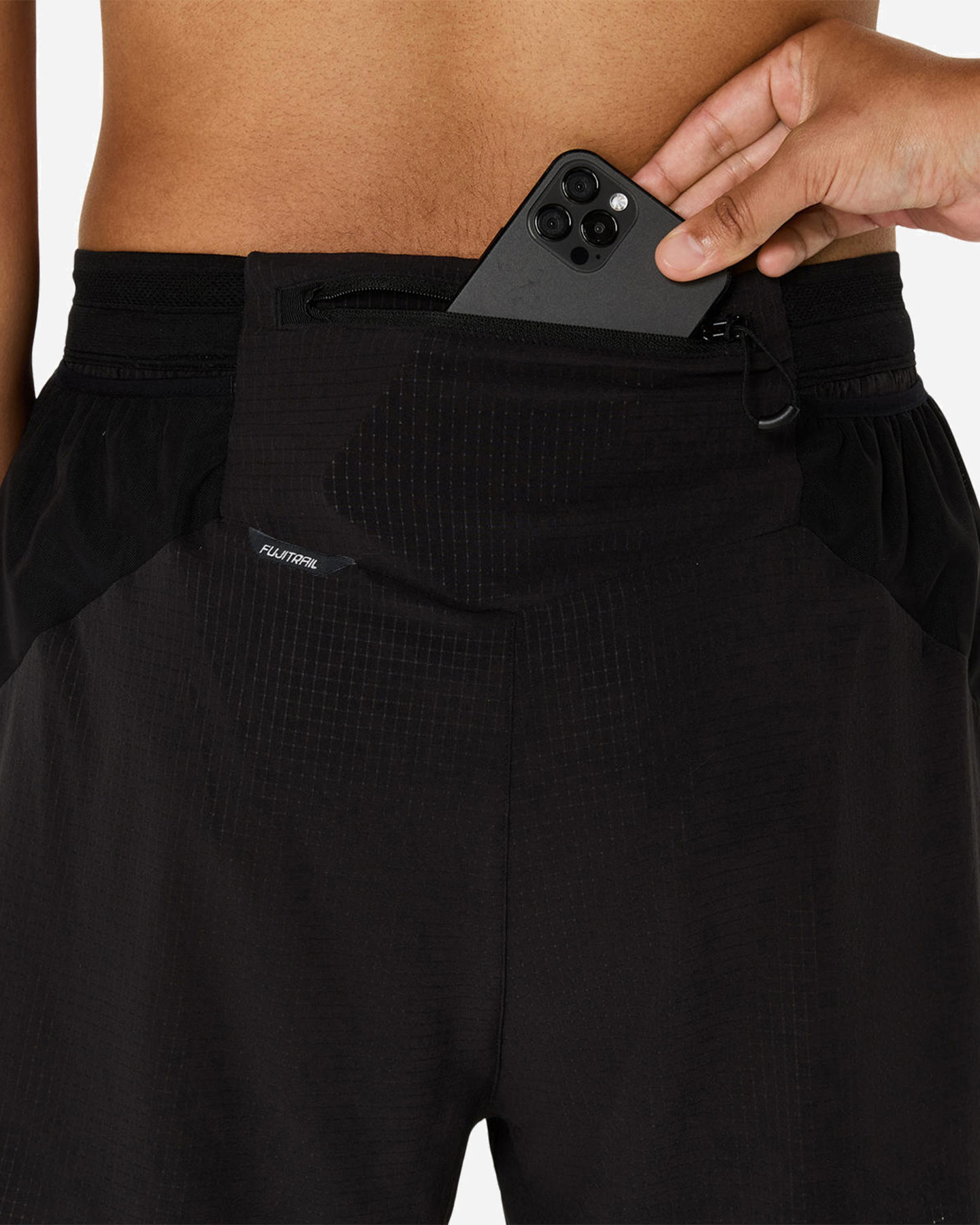 Short running ASICS FUJITRAIL ELITE W - Nero - 4 | Cisalfa Sport