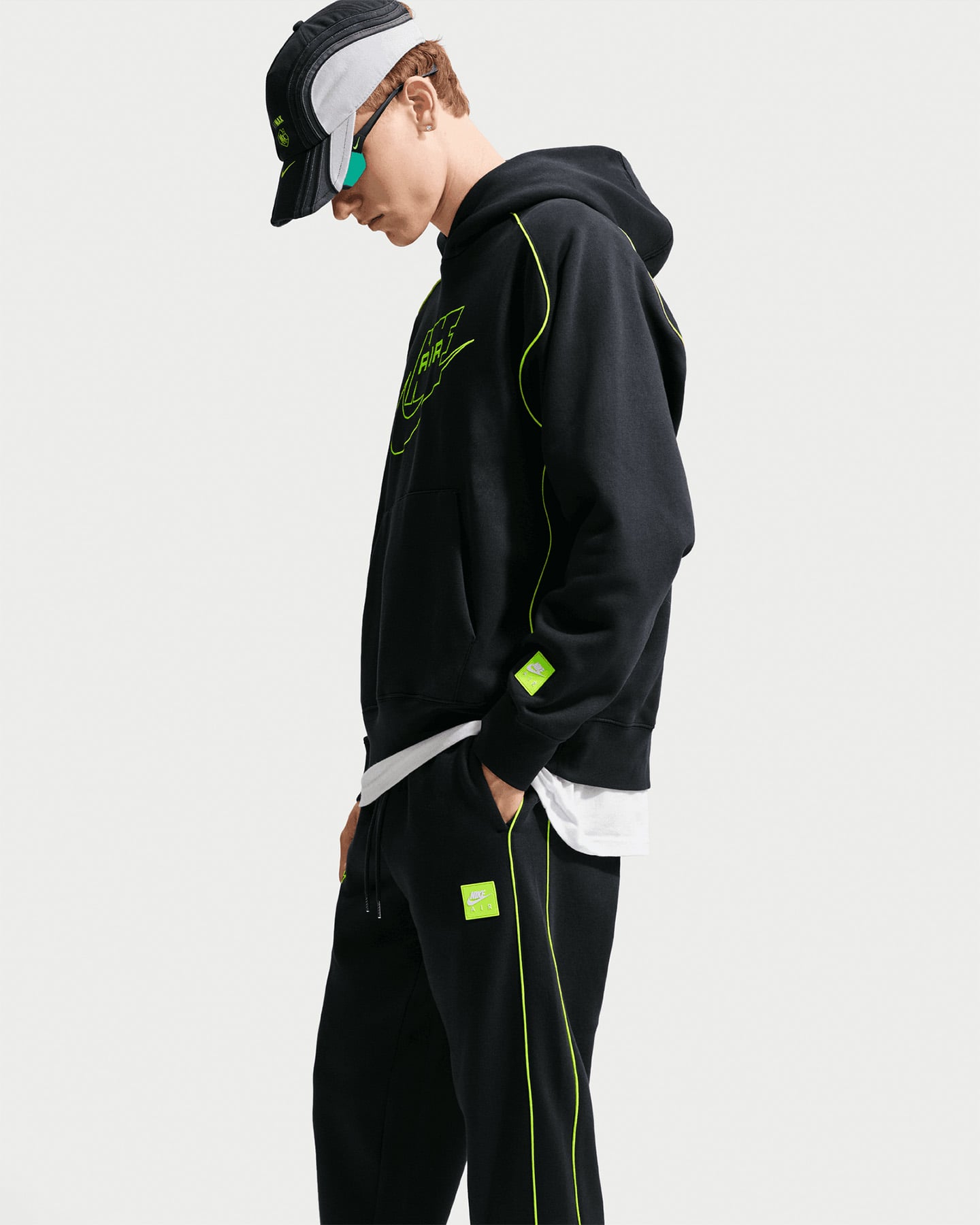 Pantalone NIKE AIR SMALL LOGO M - Nero - 5 | Cisalfa Sport