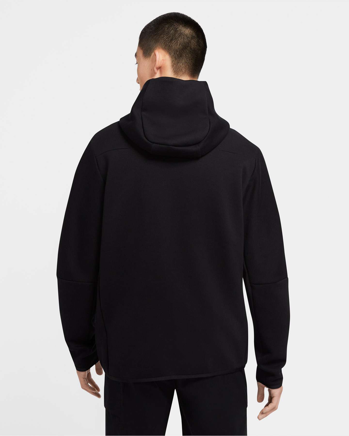 Felpa NIKE TECH FLEECE M - Nero - 4 | Cisalfa Sport