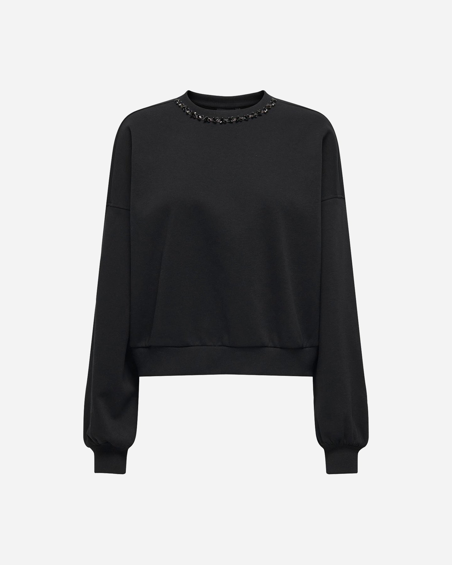 Felpa ONLY STRASS W - Nero - 0 | Cisalfa Sport