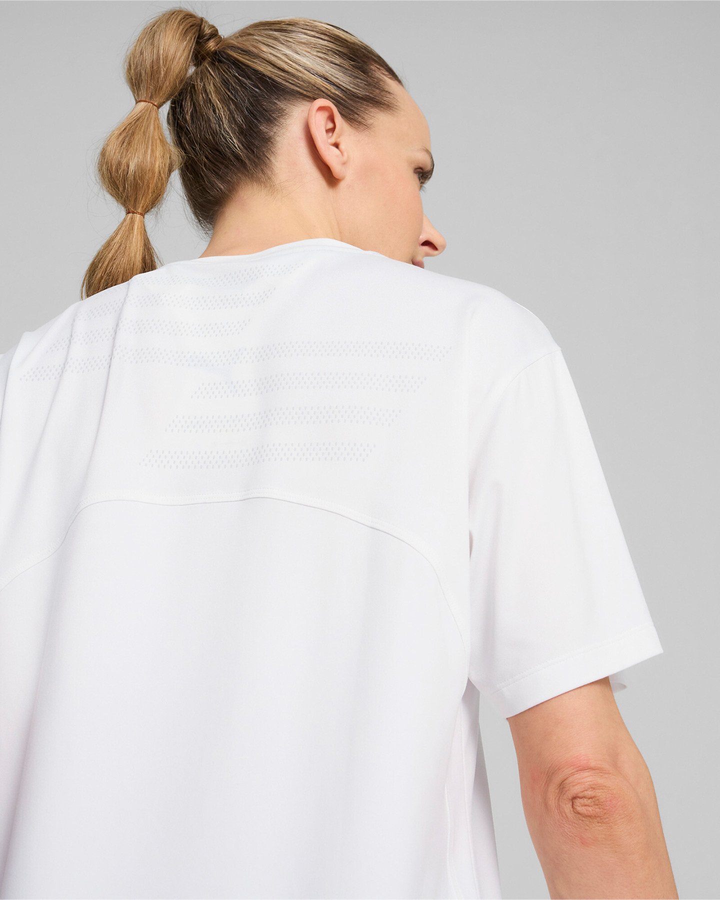 T-shirt training PUMA HYROX CLOUDSPUN W - Bianco - 5 | Cisalfa Sport