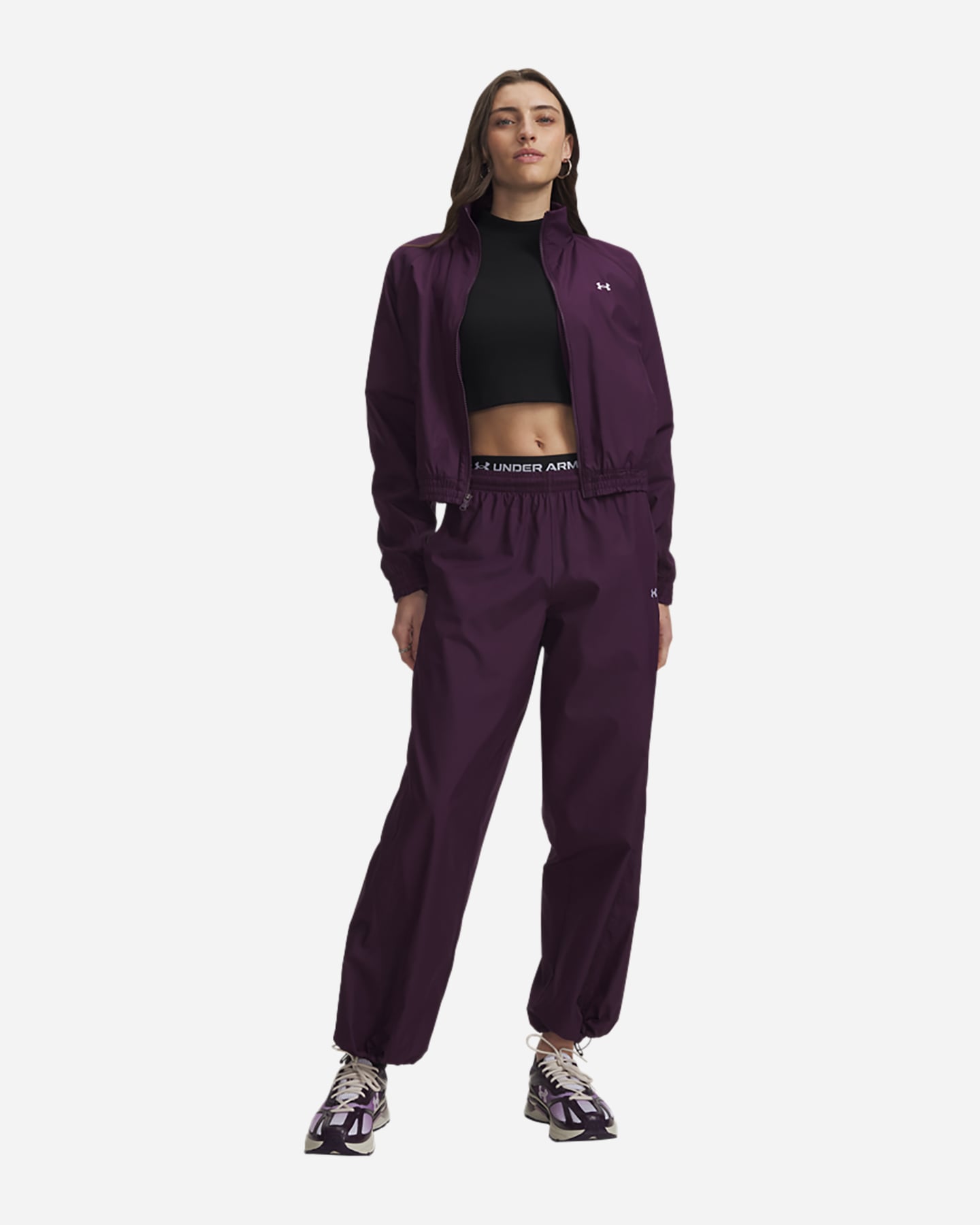 Pantalone UNDER ARMOUR ICON W - Viola - 3 | Cisalfa Sport