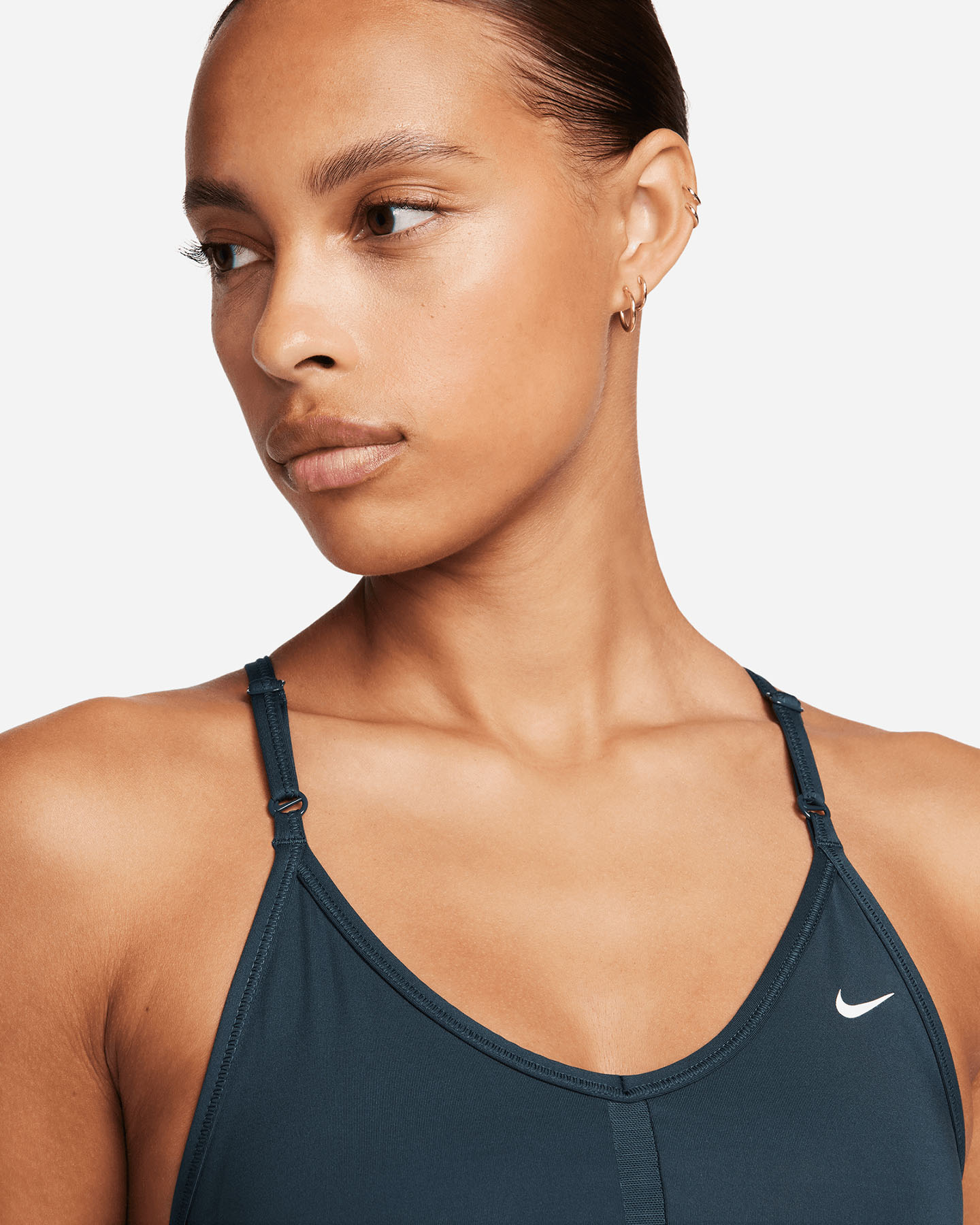 Bra training NIKE LS INDY W - Verde - 2 | Cisalfa Sport