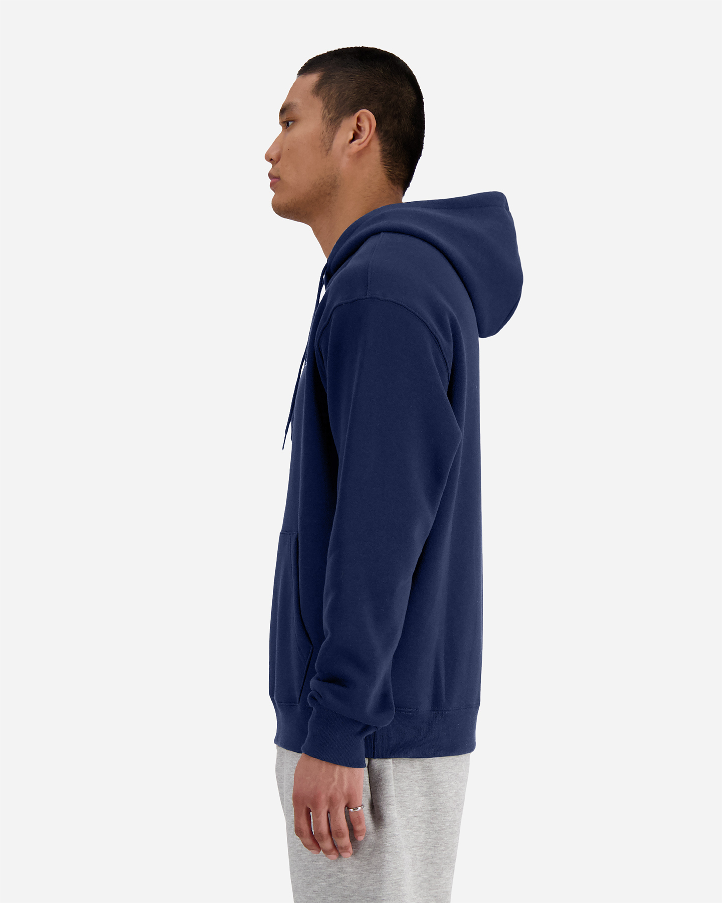 Felpa NEW BALANCE SMALL LOGO M - Blu Navy - 1 | Cisalfa Sport